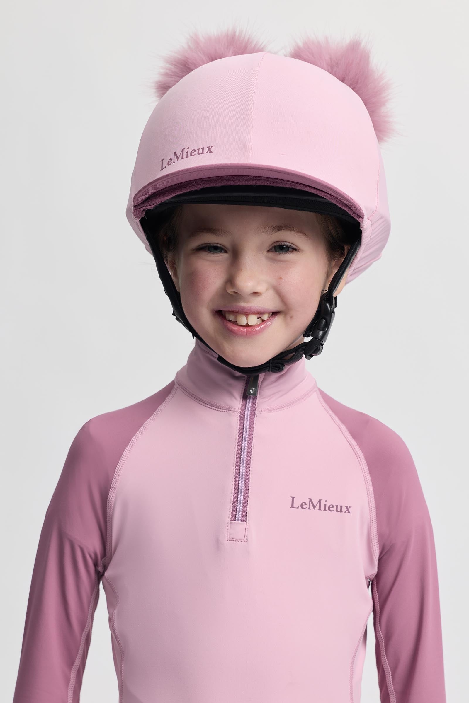 LeMieux Mini dobbelt dusk hjelmtrekk Rideklær til barn