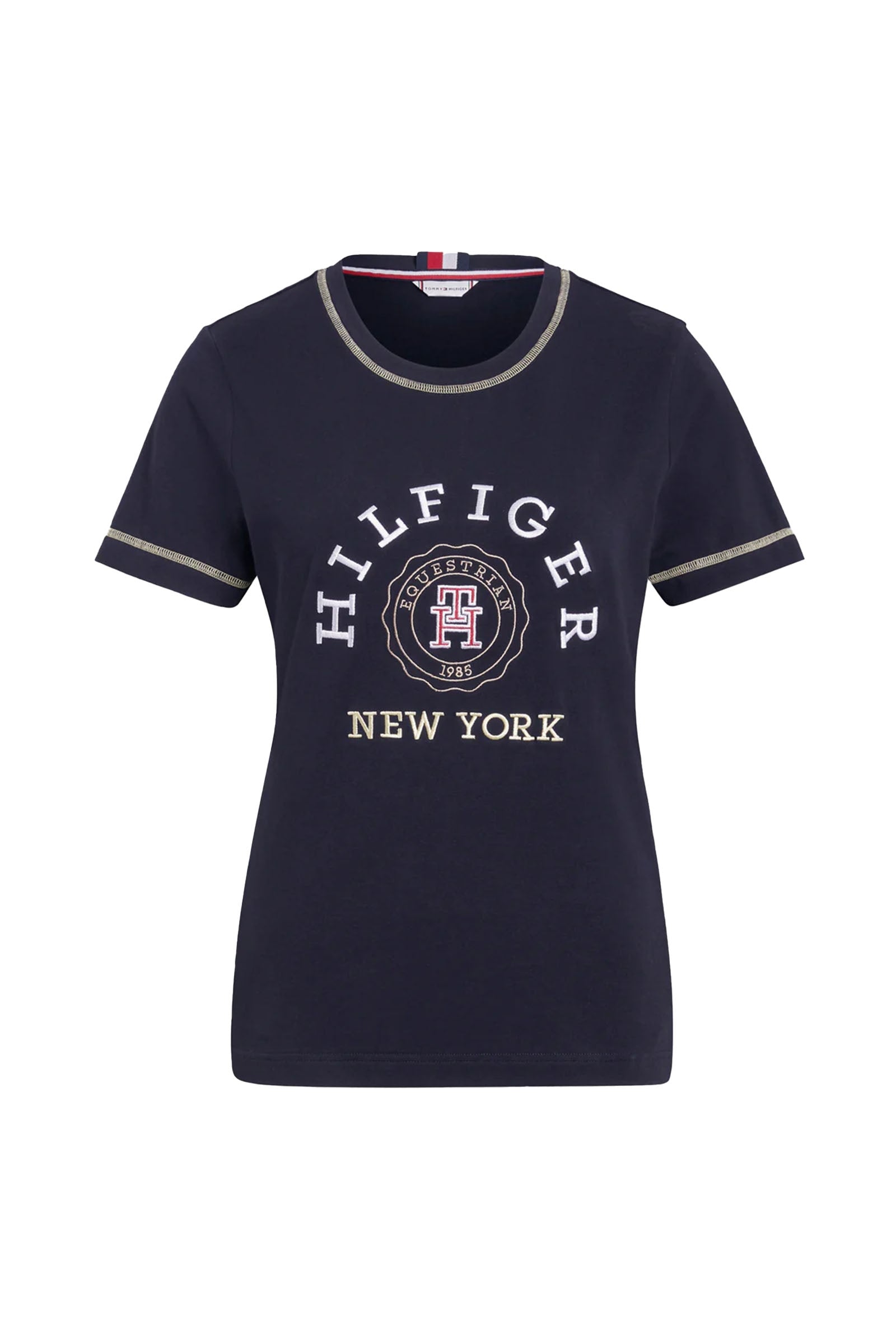 Tommy Hilfiger Equestrian Newport grafisk t-skjorte Rideklær til dame