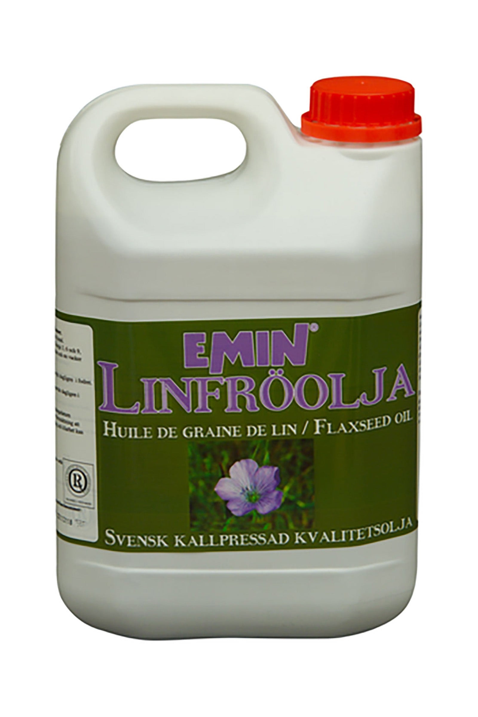 Emin Emil linfrøolje, 2500 ml. Horse Feed & Nutrition