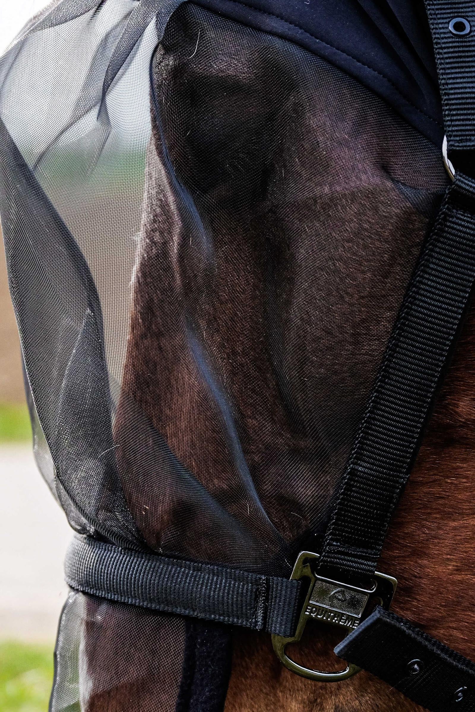 Equi Theme EQUITHÈME Halter + Anti UV Mask Antifly Protection for Horses