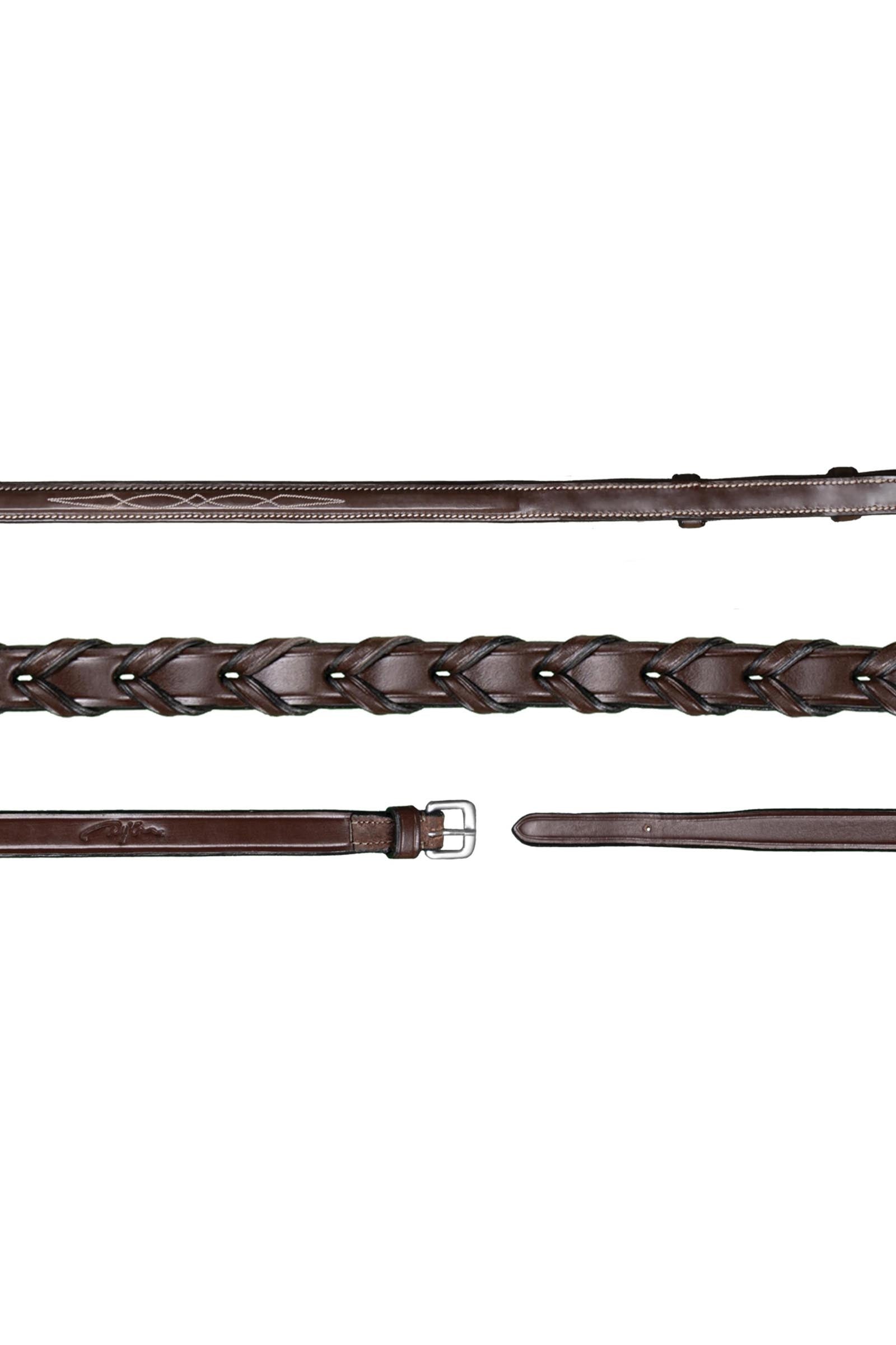 Dy'on US-Collection flettede tøyler 16 mm Hodelag & Tøyler