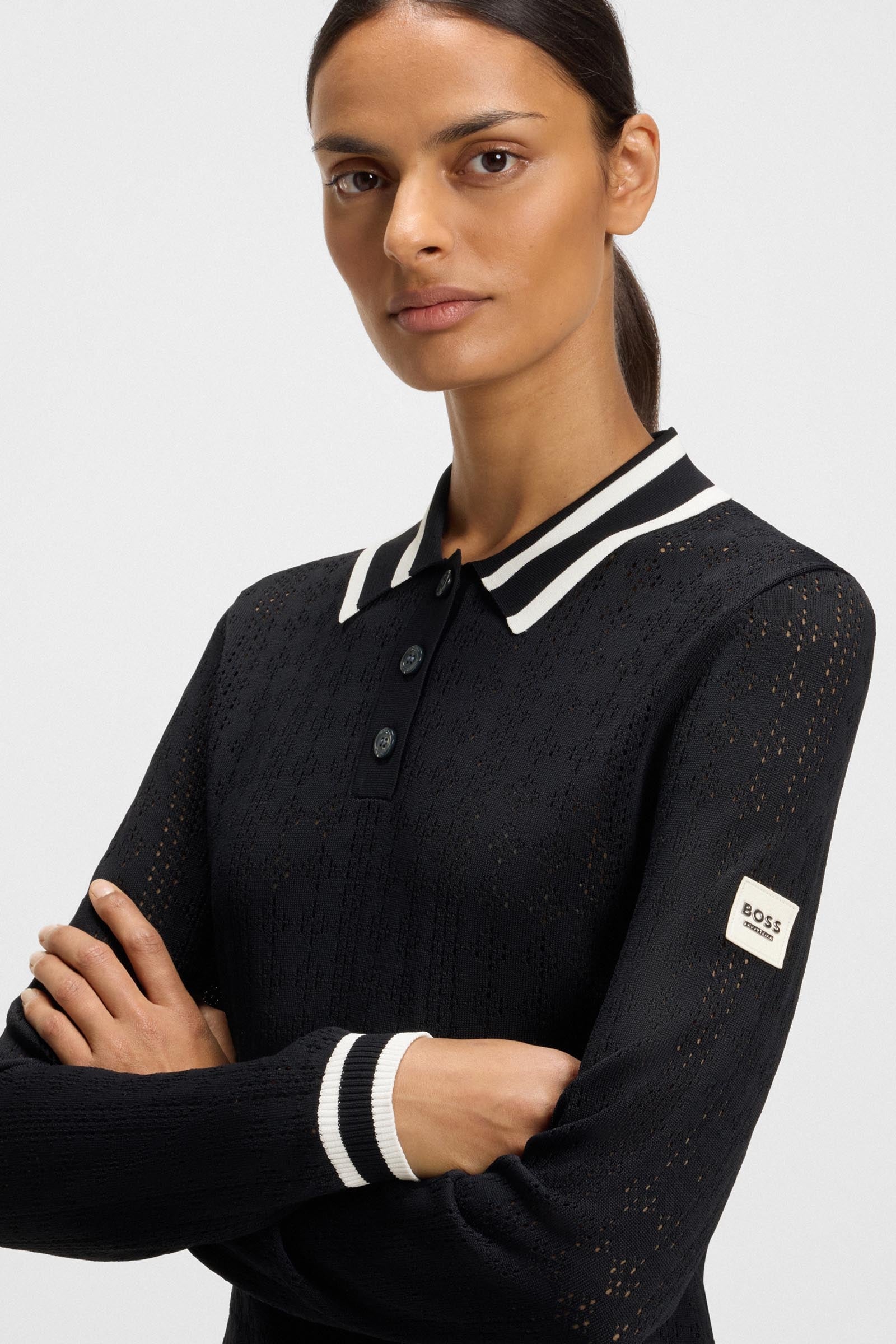 BOSS Equestrian Boss Pam Womens Knitwear Polo Ajor Women’s Riding Clothing