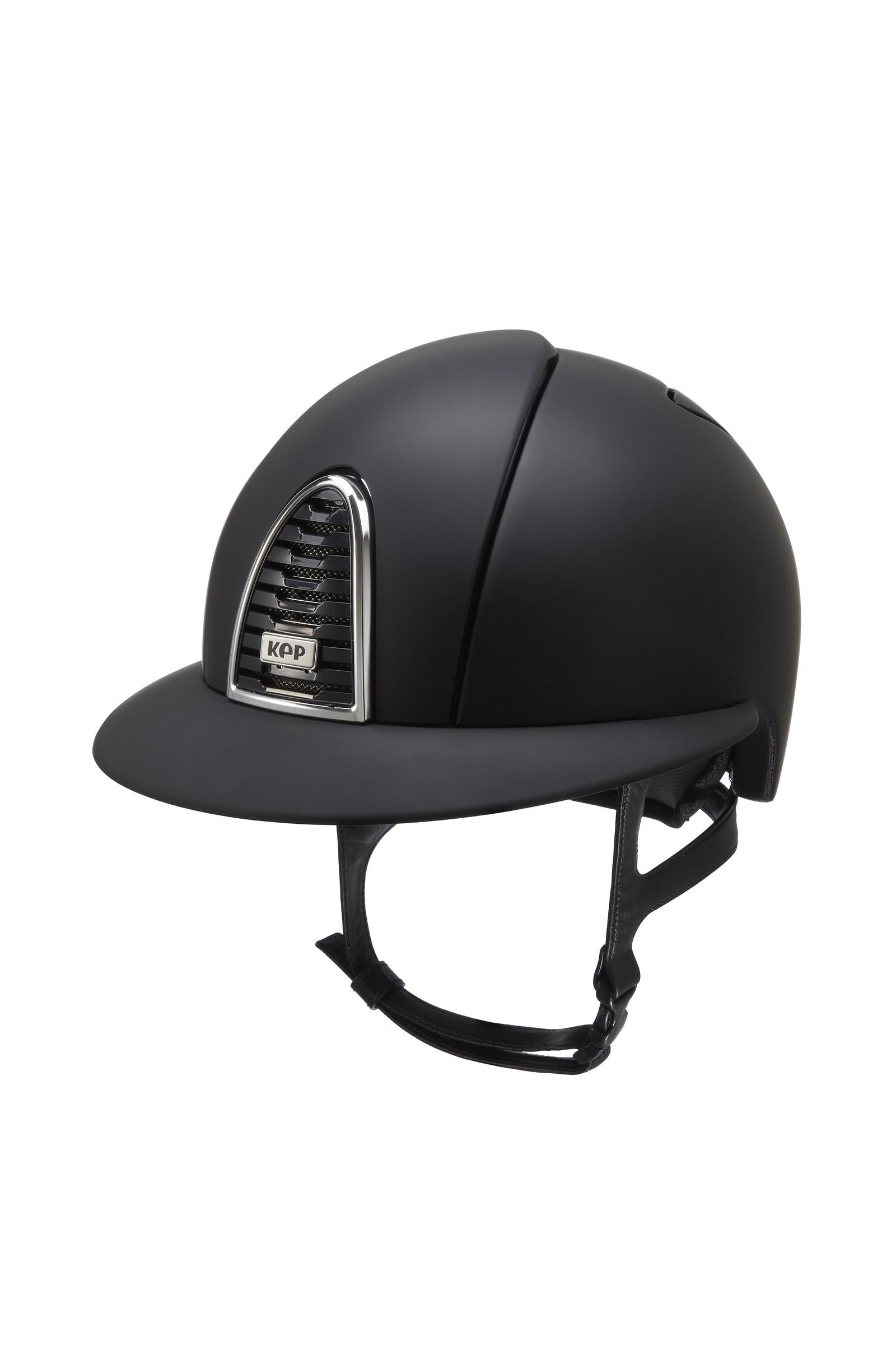 KEP Helmets KEP Cromo 2.0 Textile/Raw Polo Riding Helmet With Extra Visor, App Compatible Ridehjelm & sikkerhetsvest