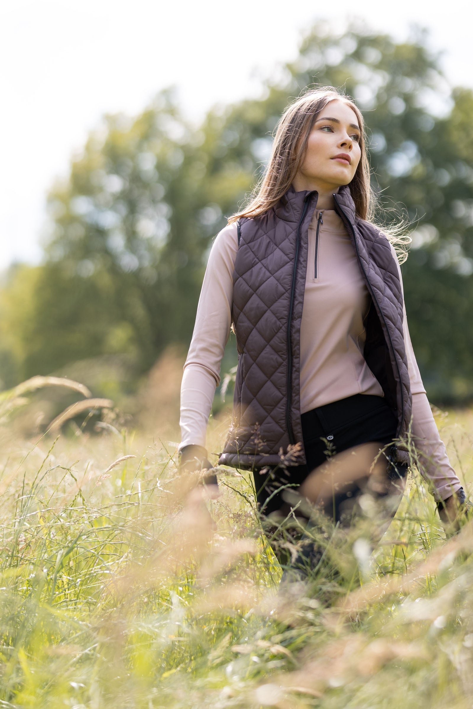 Horze Young Rider Naia Women's Padded Riding Vest Kids Apparel