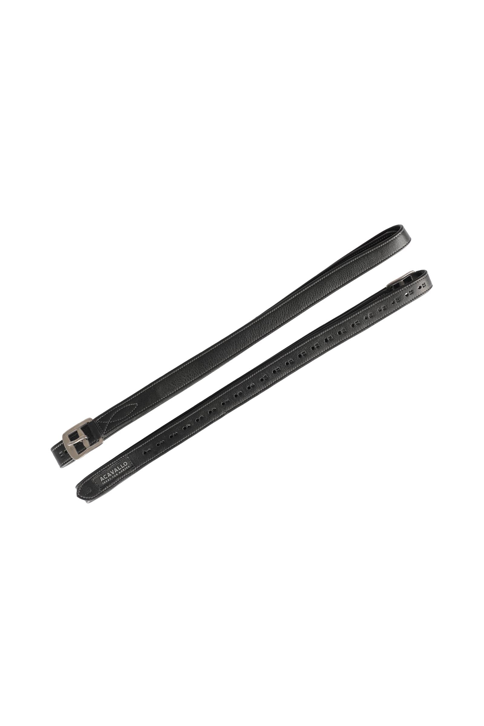 Acavallo Calfskin Stirrup Leathers, Reinforced Saler & gjorder