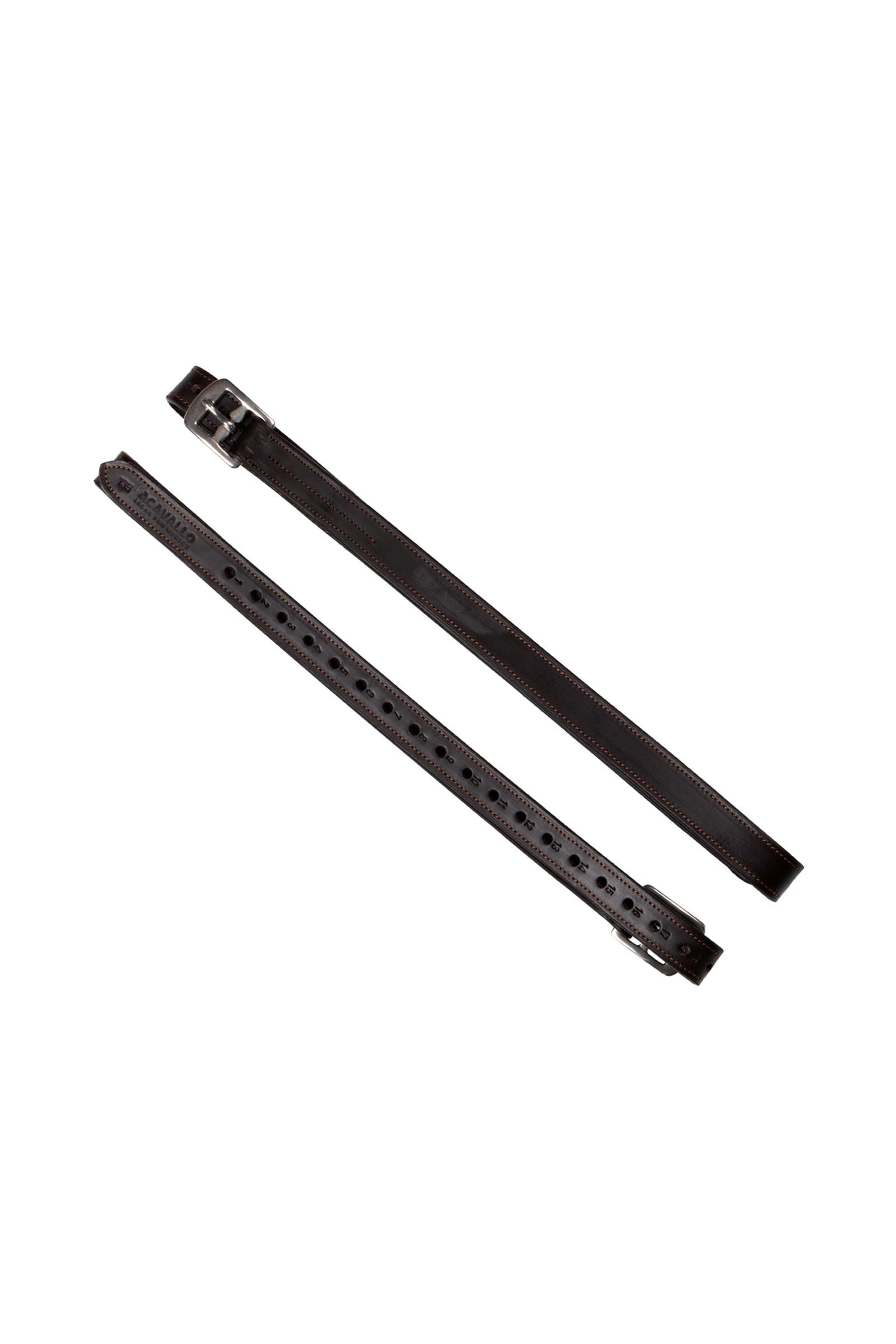 Acavallo Calfskin Stirrup Leathers, Reinforced Saler & gjorder