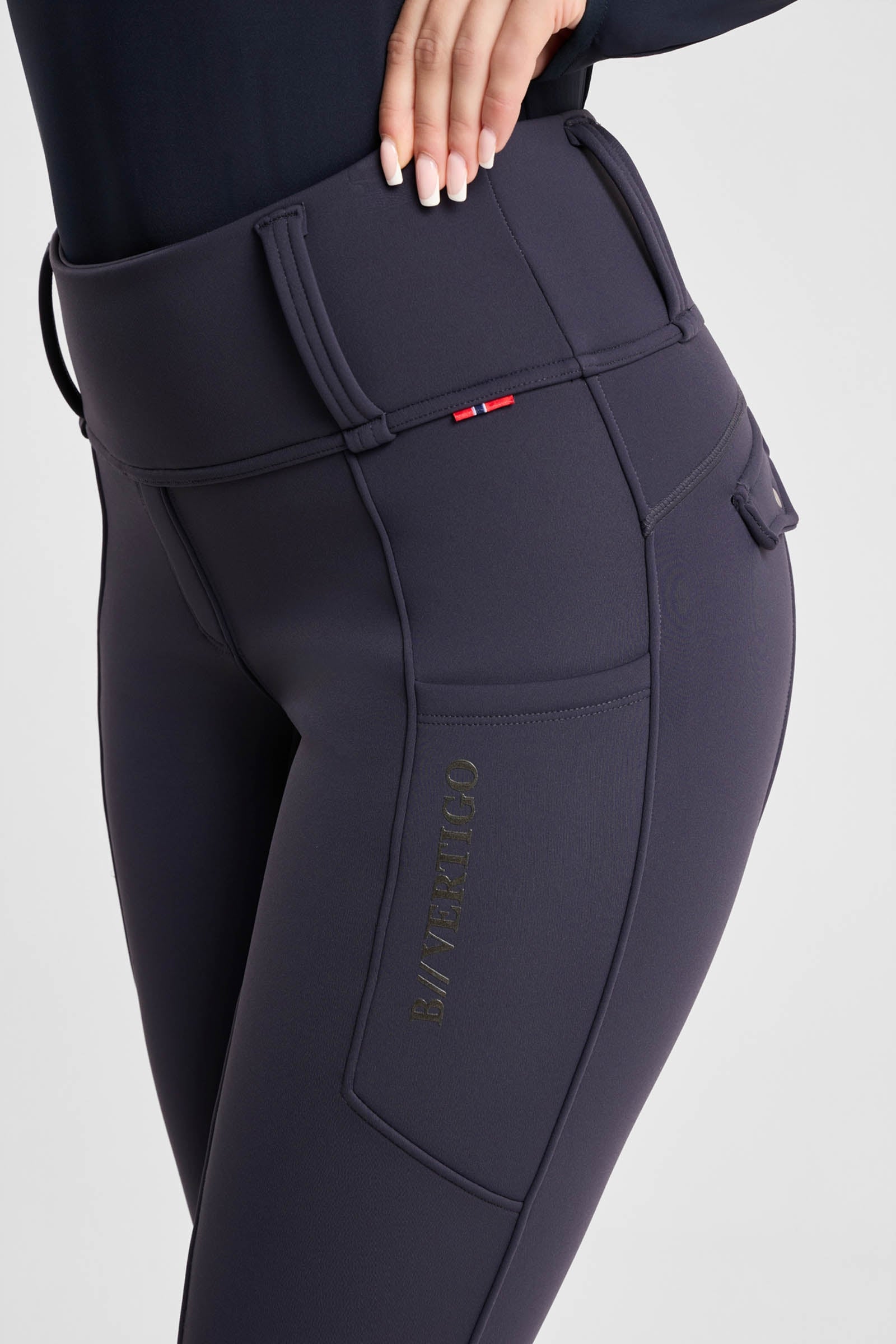 B Vertigo Chiara Women's Compression Thermo Fullgrip Breeches Womens Breeches
