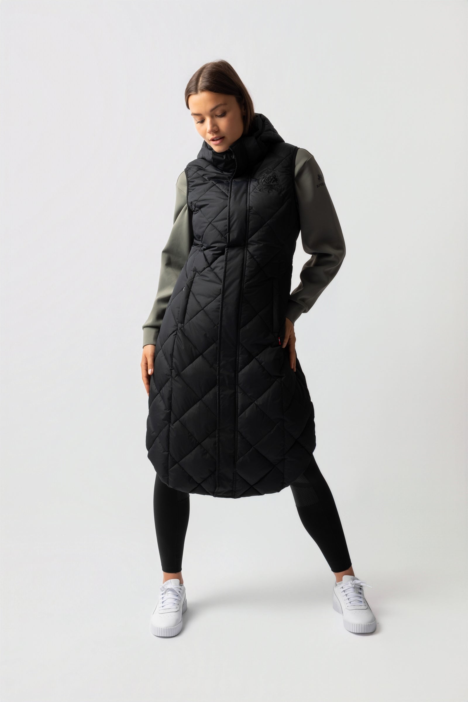 B Vertigo Gem lang, fôret ridevest Rideklær til dame