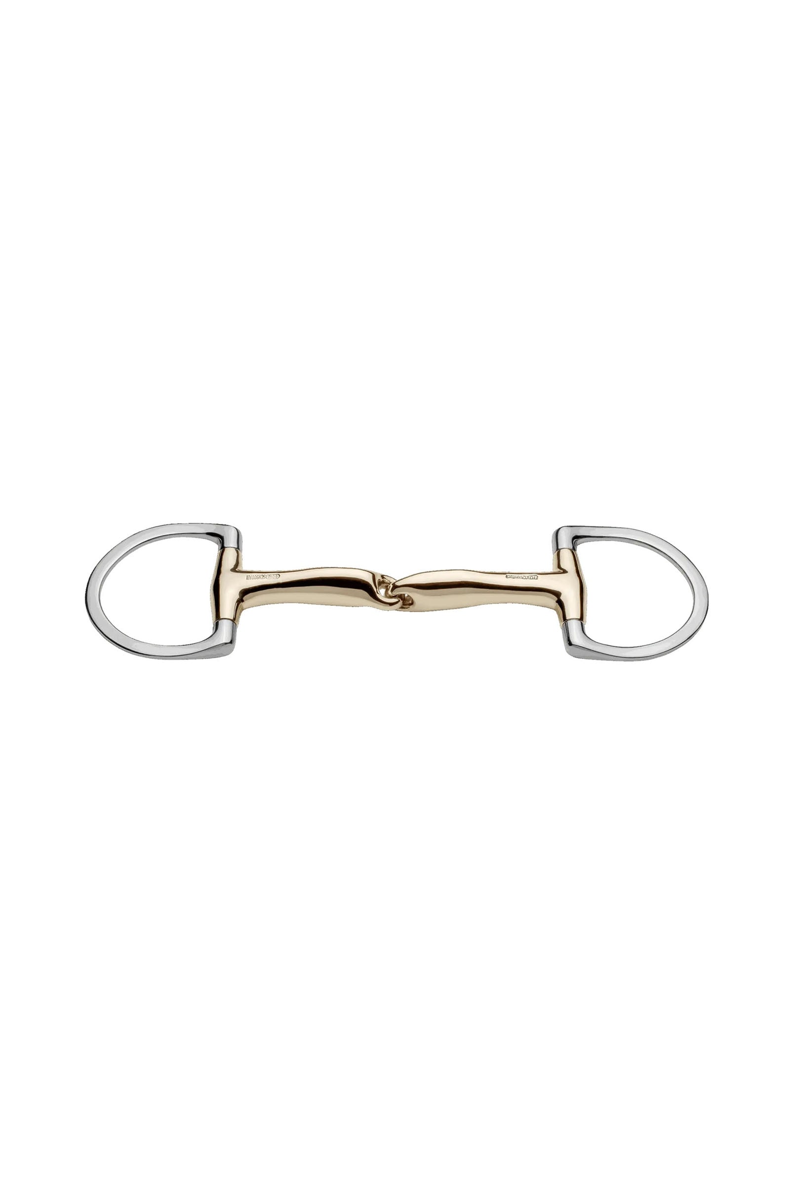 Sprenger Novocontact eggbutt bitt D-ring, enkelt leddet, 14 mm, Sensogan Bitt