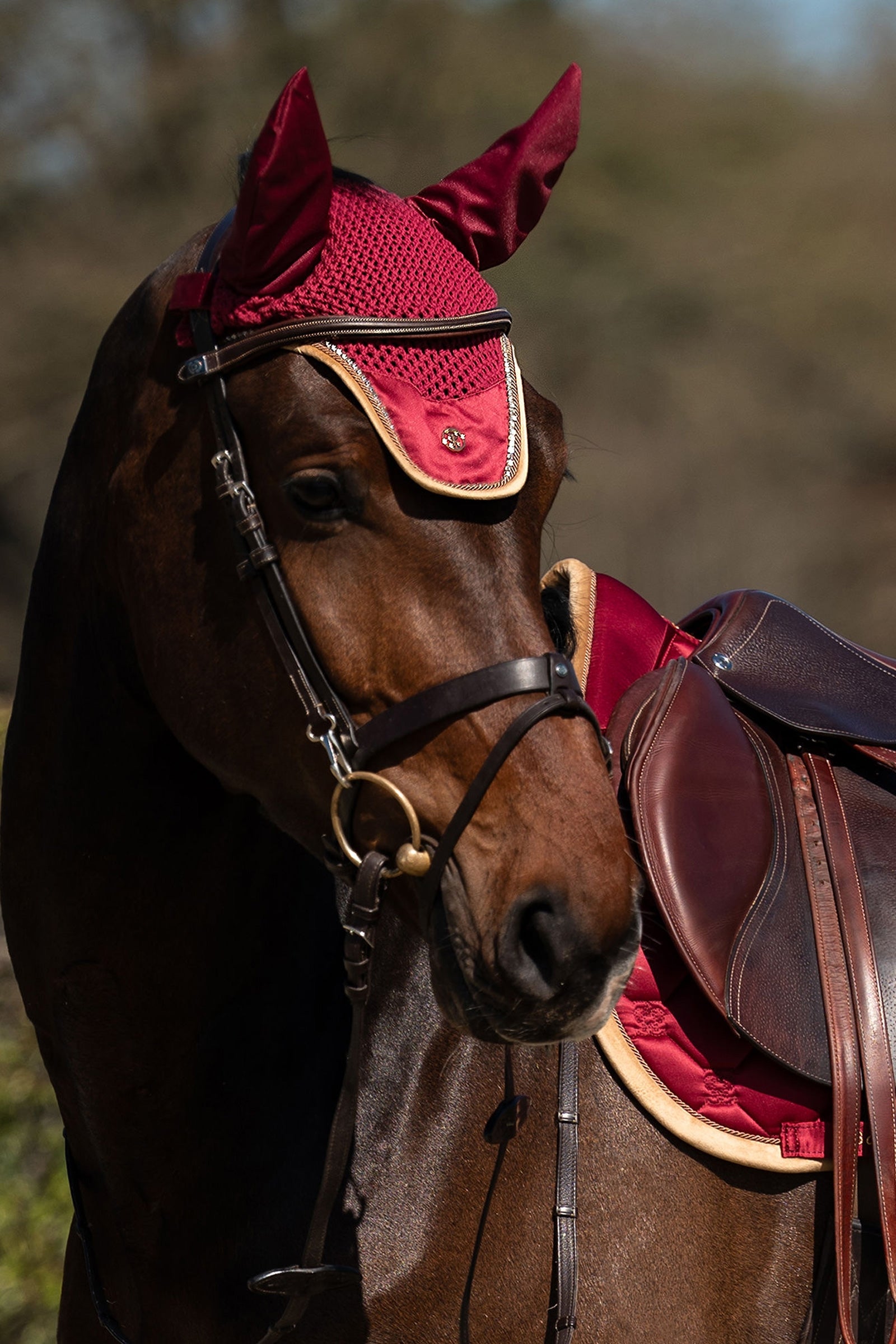 PS of Sweden Vintage Monogram Ear Bonnet Saddle Pads