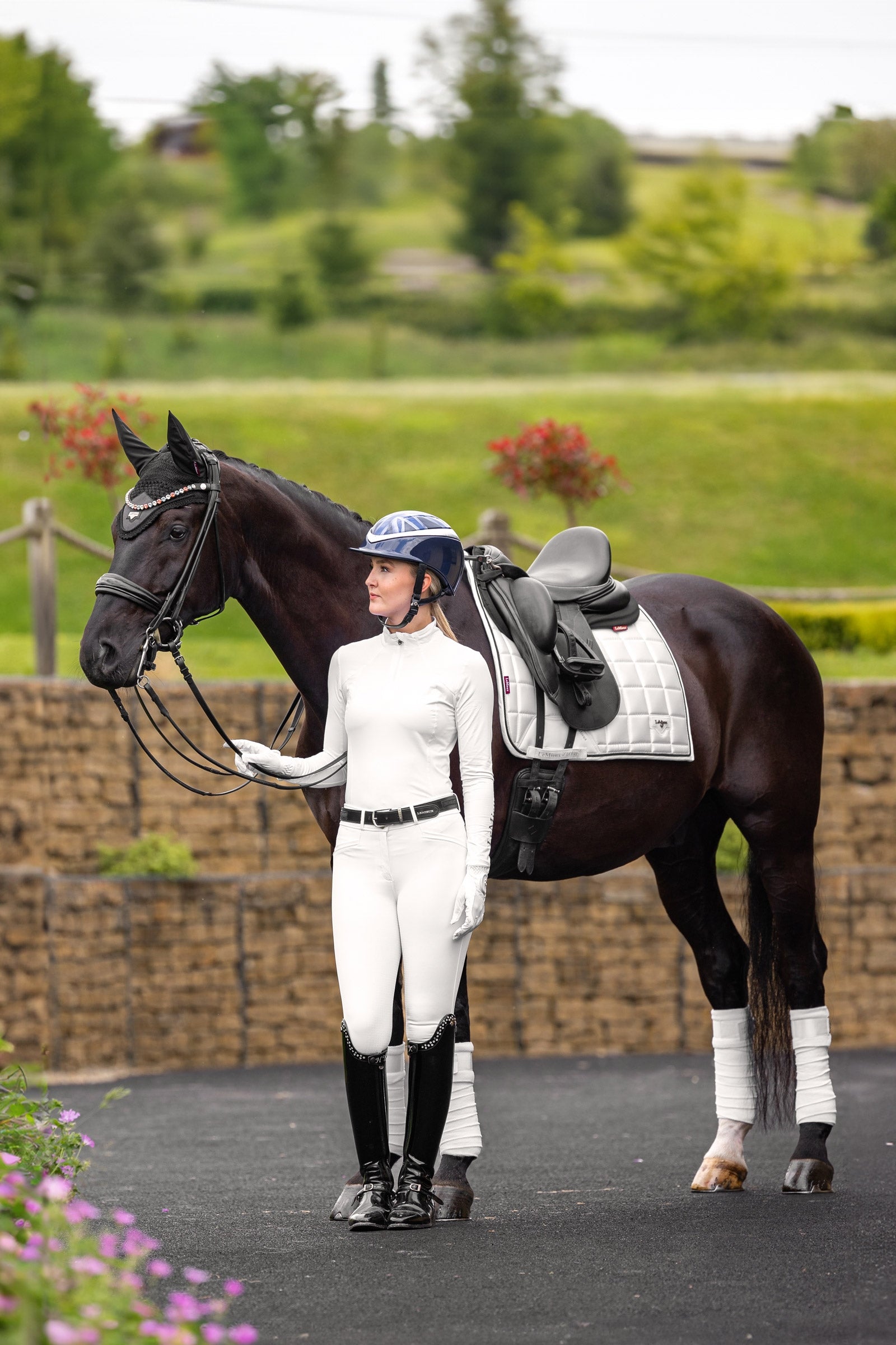 LeMieux Loire Classic Square Dressage Saddle Pad Saddle Pads