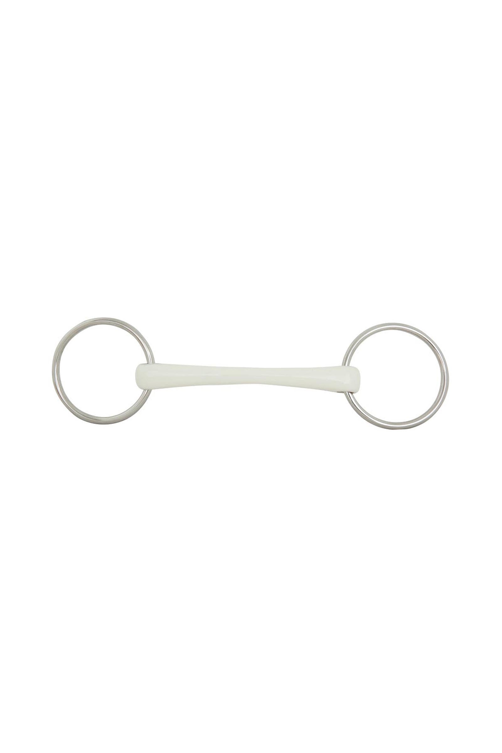 BR Combo trinsebitt med løse ringer, mullen mouth, 18 mm Bitt