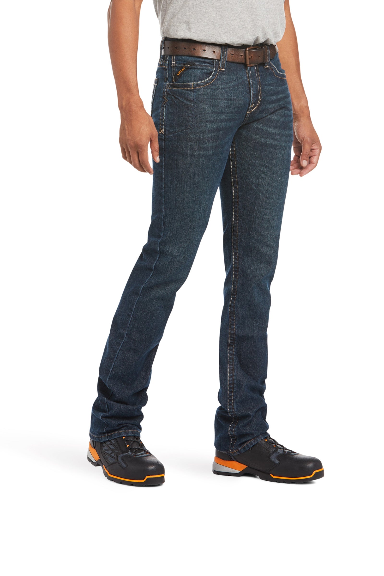 Ariat Rebar M7 Slim Durastretch Herre jeans med rett ben Rideklær til herre