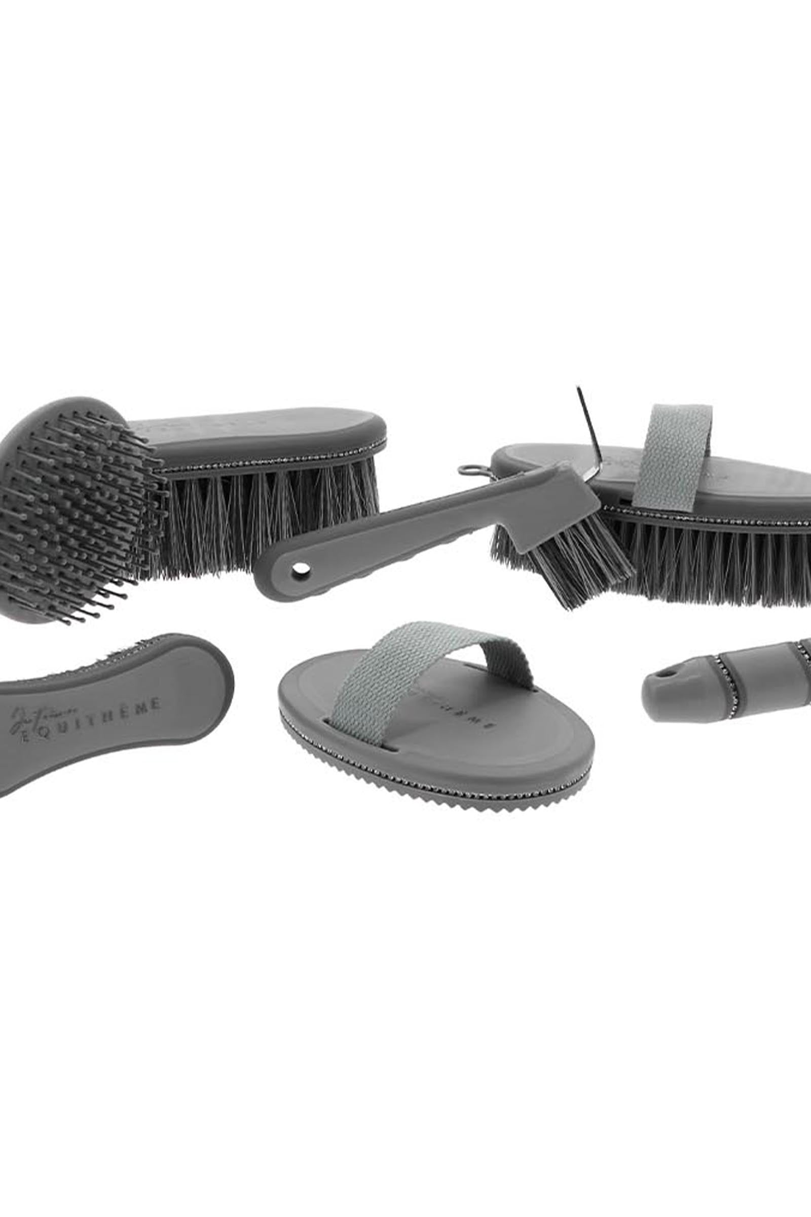 EQUITHÈME Strass Je t'aime Curry Comb Horse Grooming Tools