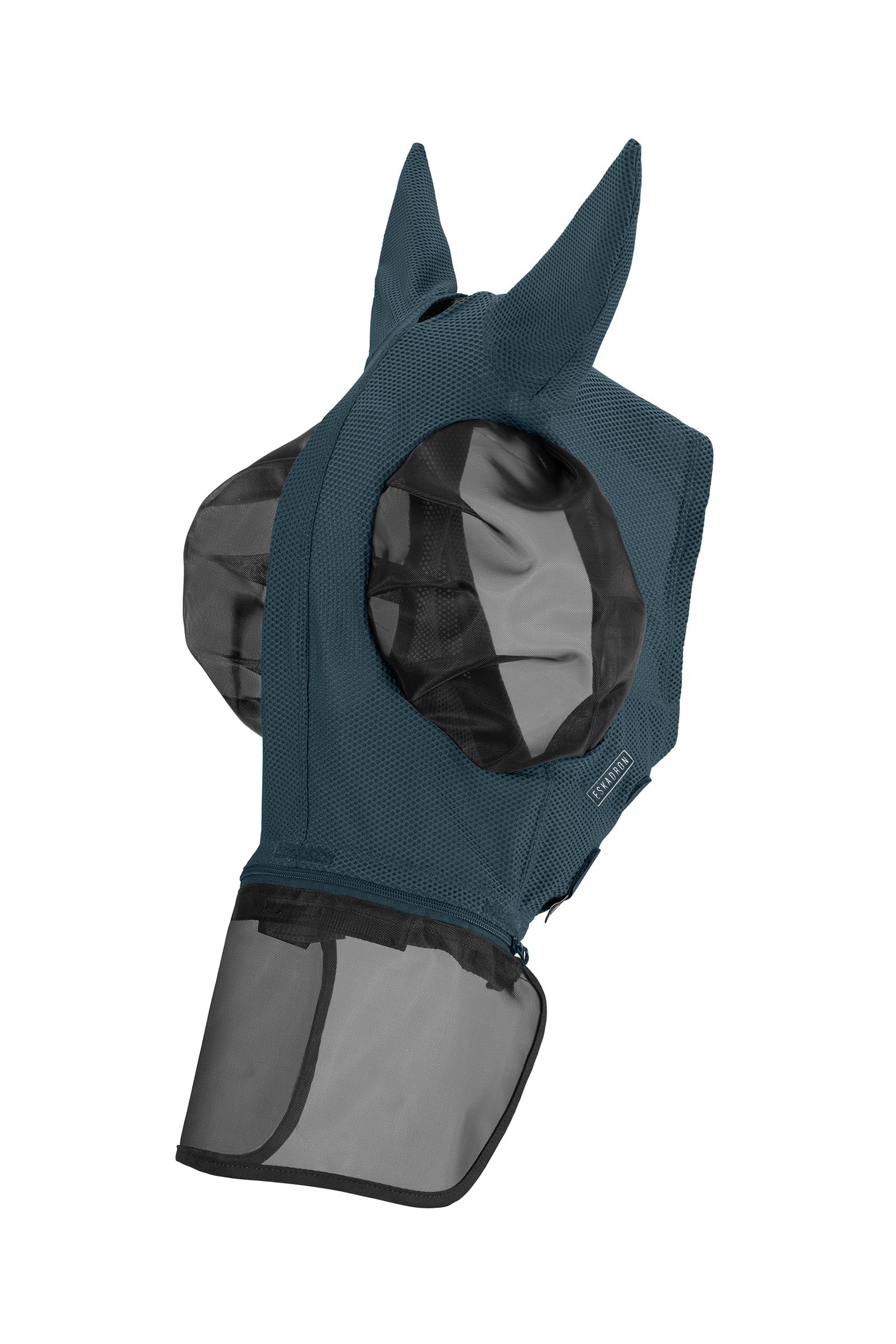 Eskadron Classic Sport SS26 Dynair Mesh Pro fluemaske med avtakbar del Fluebeskyttelse til hest