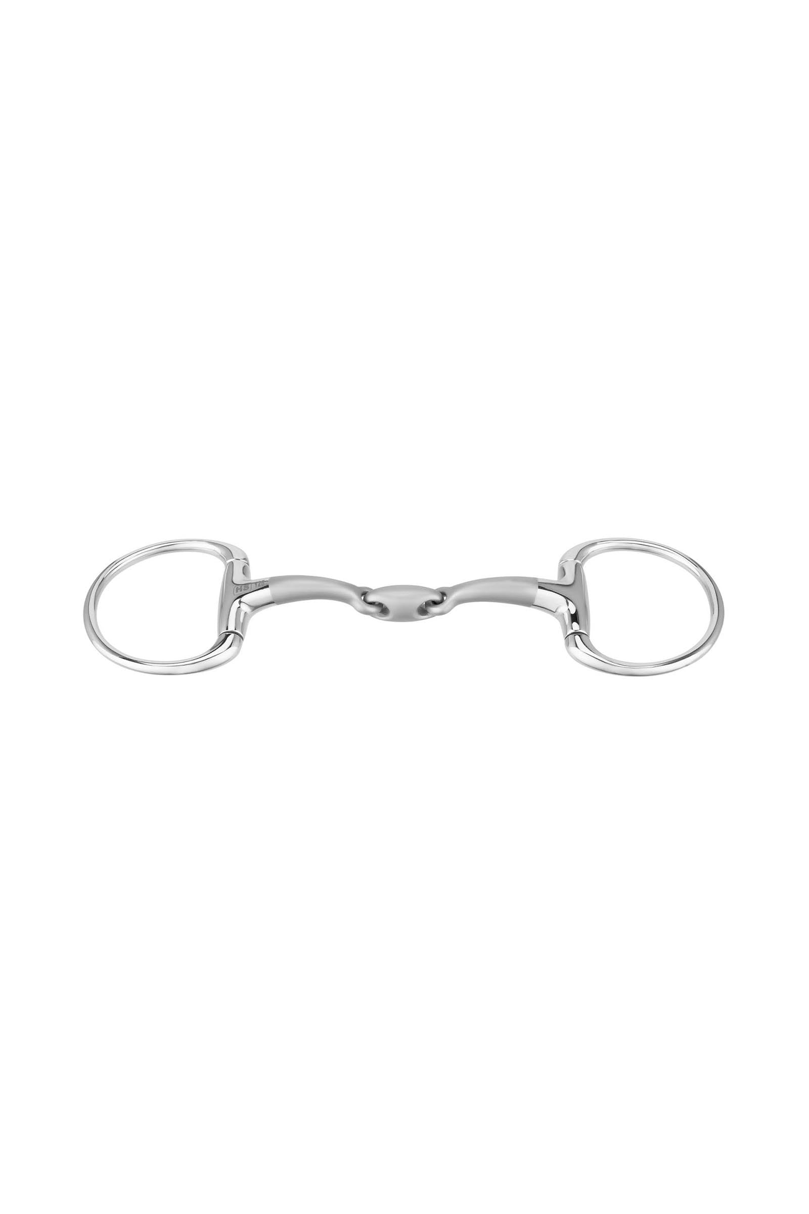 Sprenger Satinox eggbutt bitt, dobbelt leddet, 14 mm, rustfritt stål Bitt