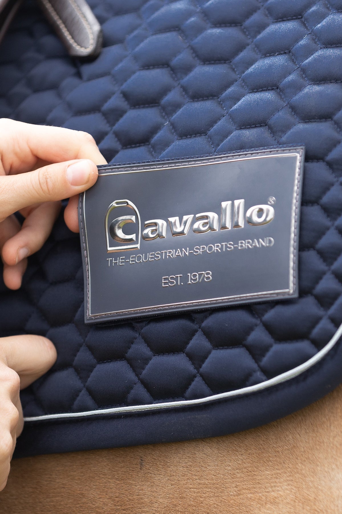 Cavallo CAVALJOLLY All Purpose Saddle Pad With Starter Number Saddle Pads