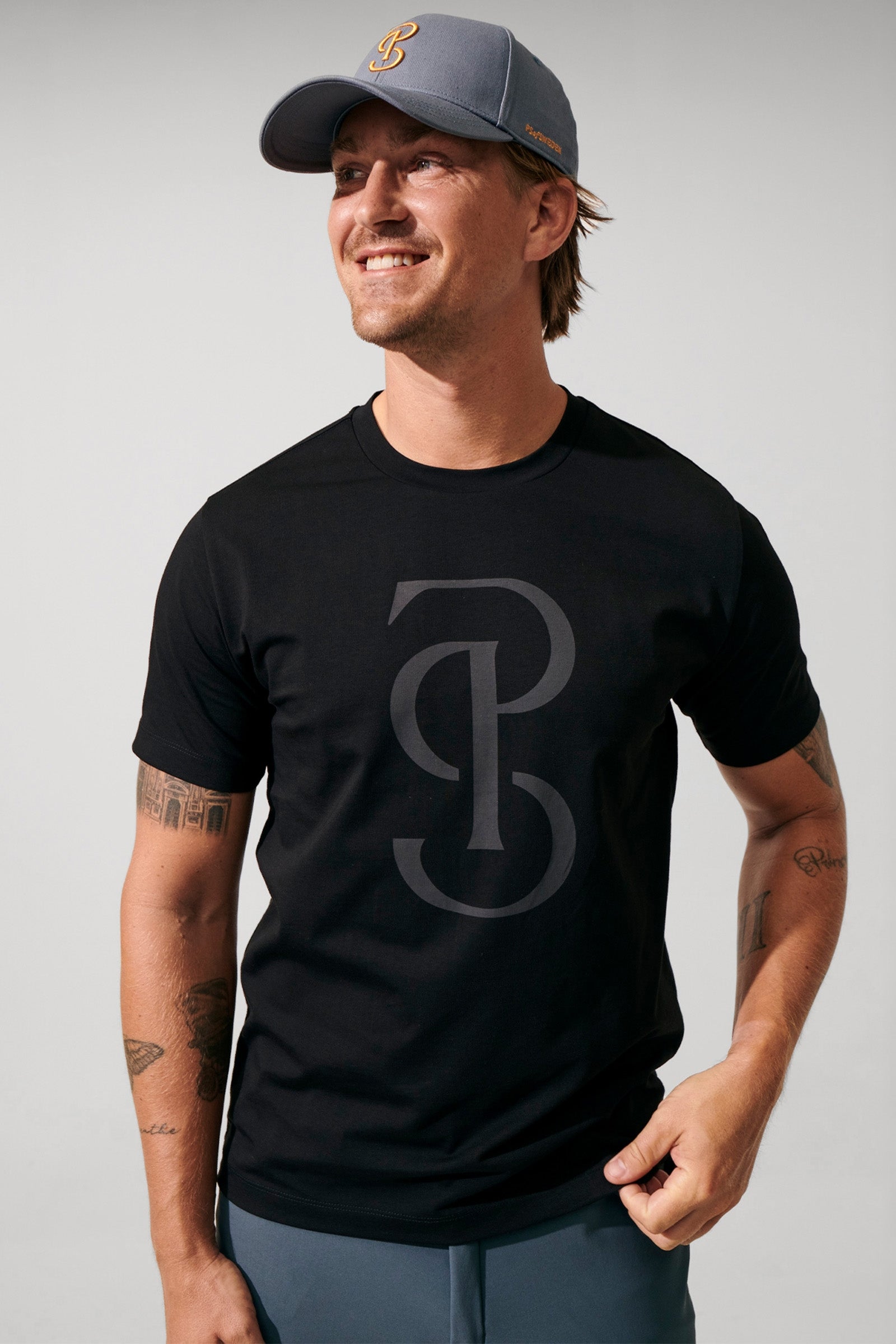 PS of Sweden Scott Mens´s Cotton Tee Rideklær til herre