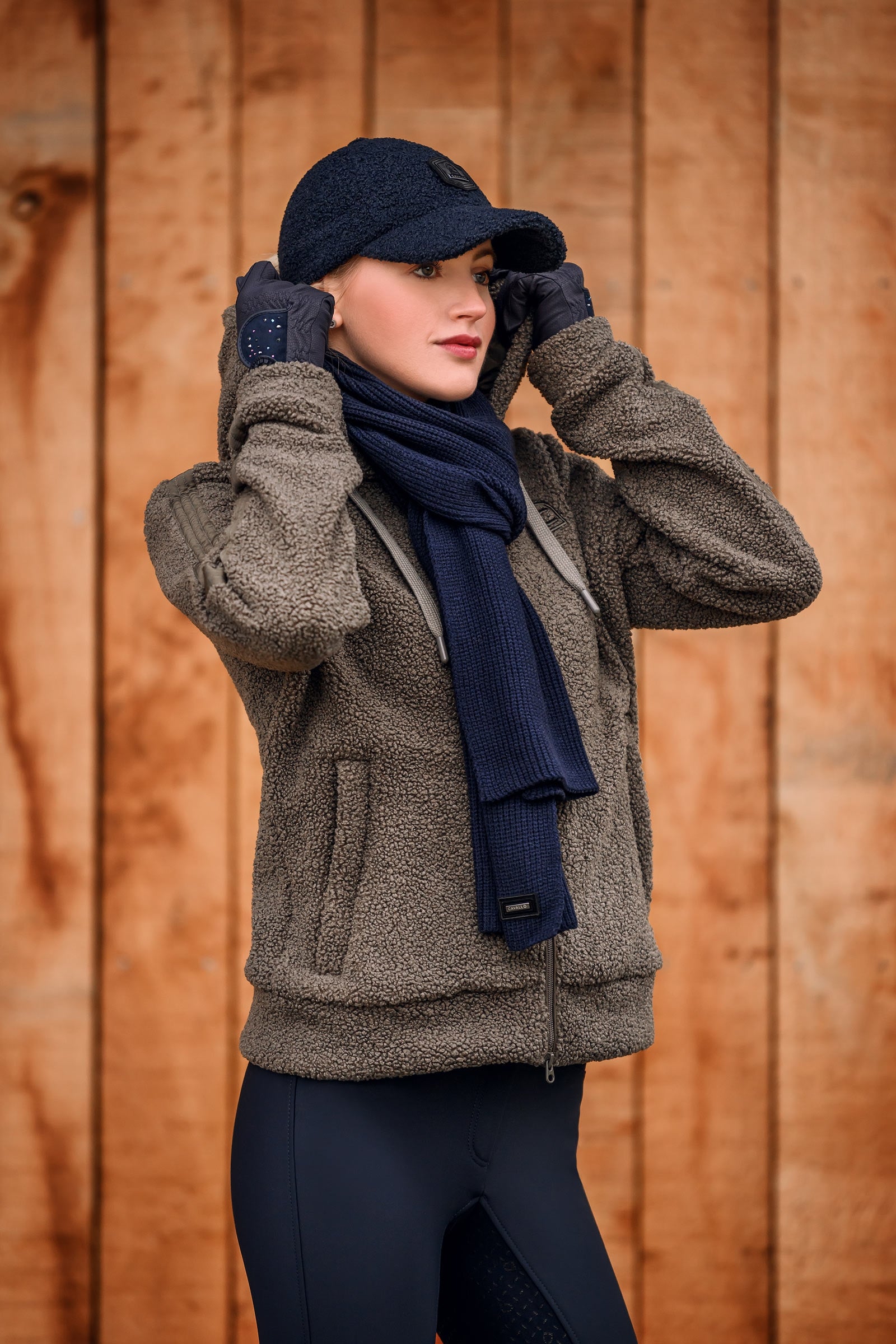 Cavallo Cavalmelana Teddy Fleece Jacket Women’s Riding Clothing
