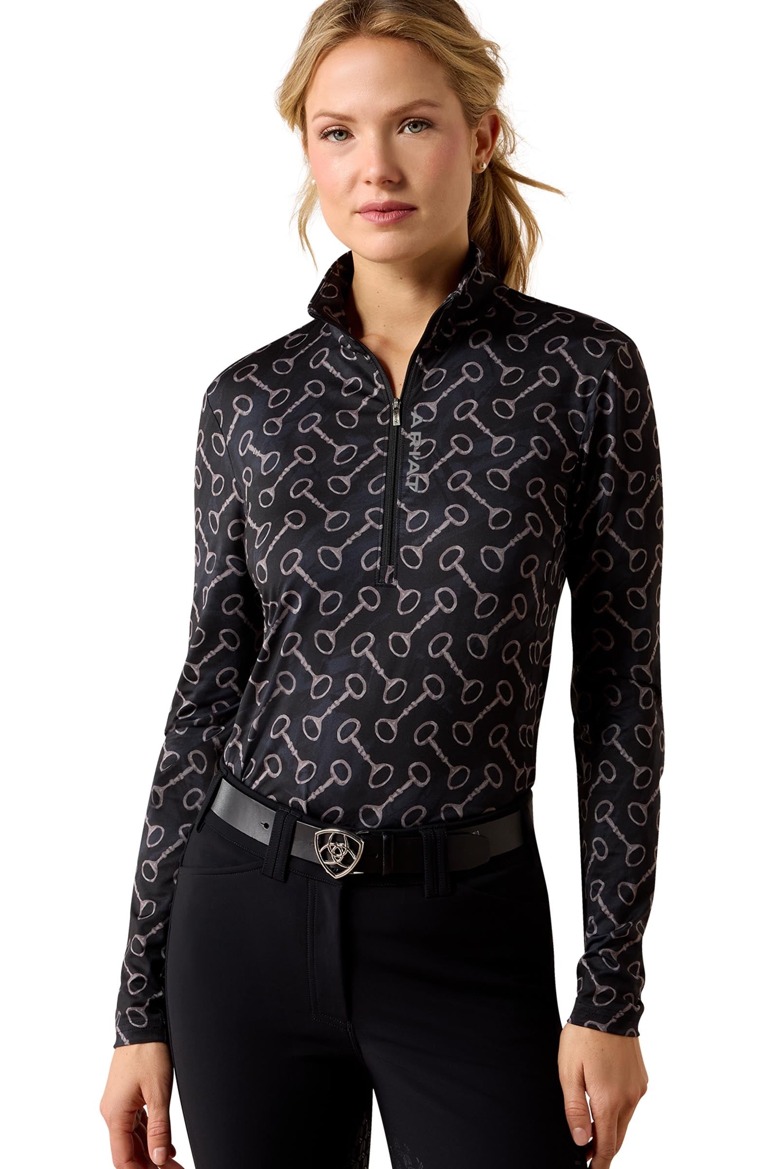 Ariat Dame Lunaveil baselayer med 1/2 glidelås Rideklær til dame