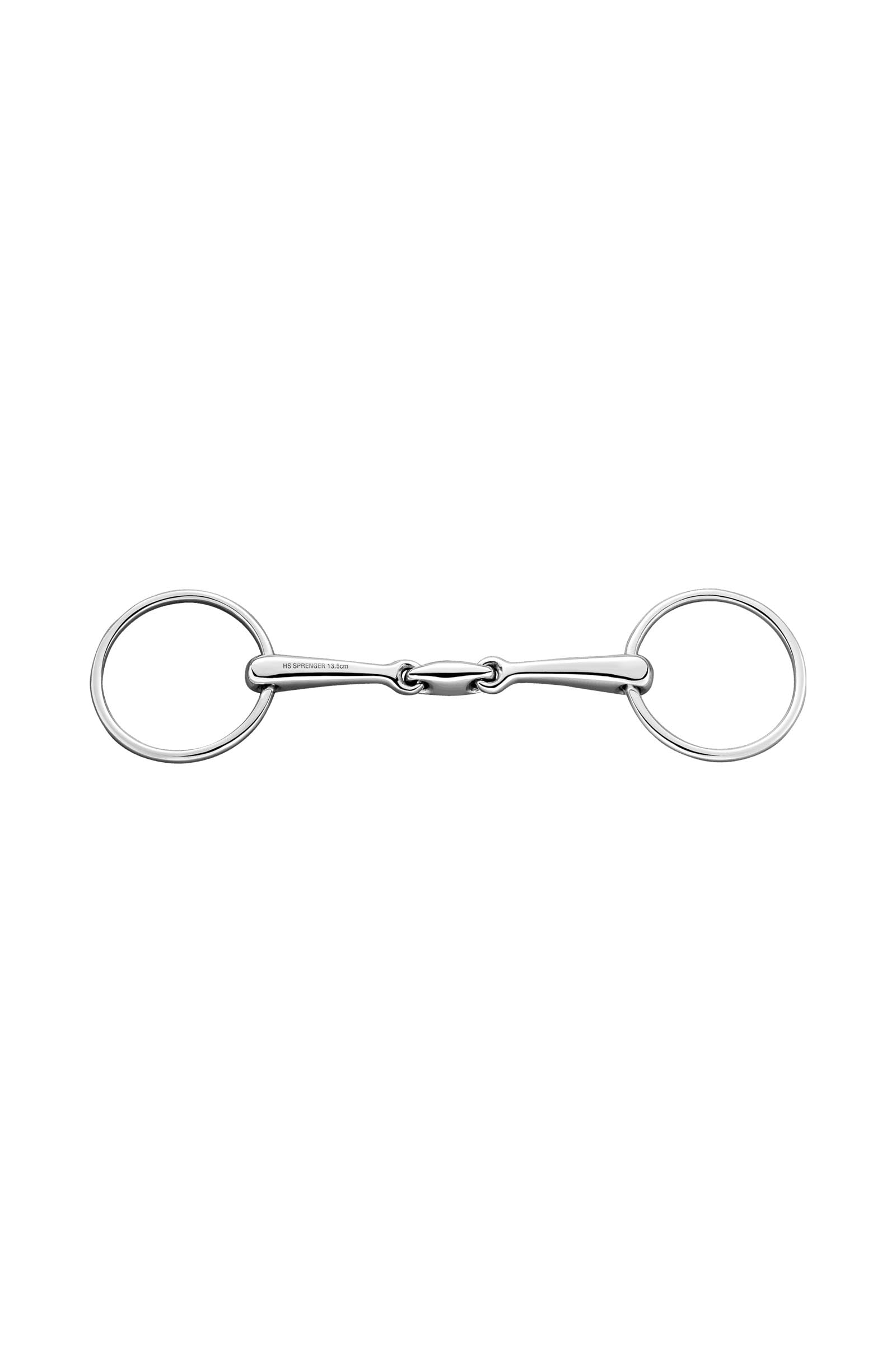 Sprenger Max Control bridon med lås, dobbelt leddet, 12 mm, rustfritt stål Bitt