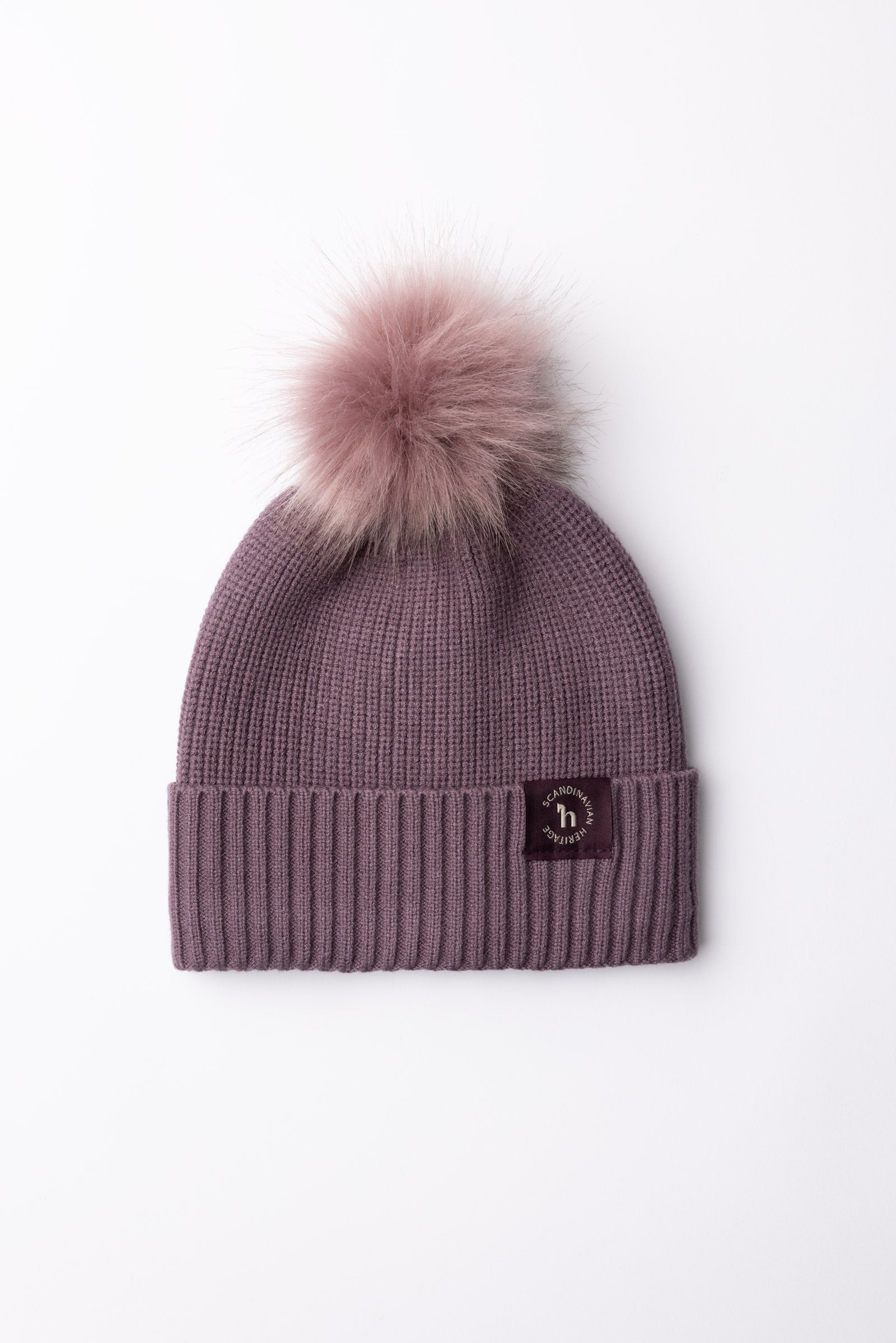 Horze Noa Barnas strikkede lue med avtakbar pompon Accessories