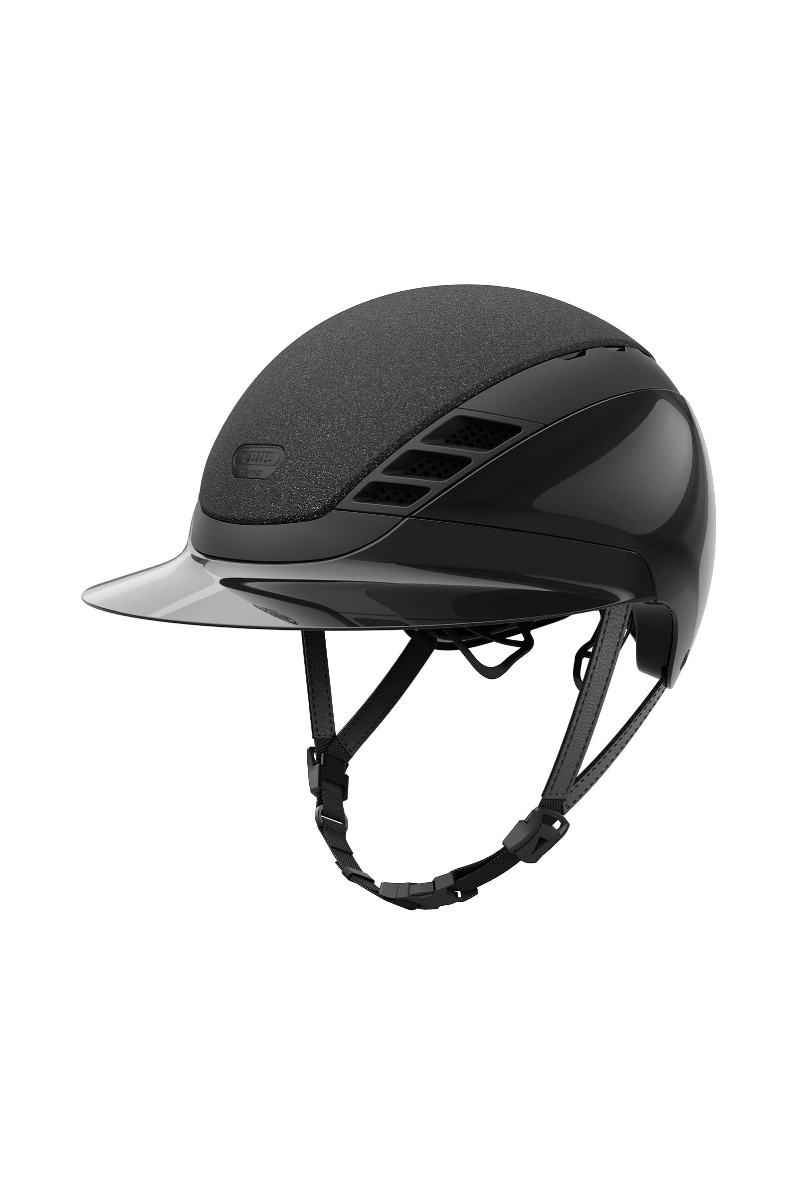 Abus Airluxe Supreme Glam Shiny ridehjelm med lang skjerm Ridehjelm & sikkerhetsvest