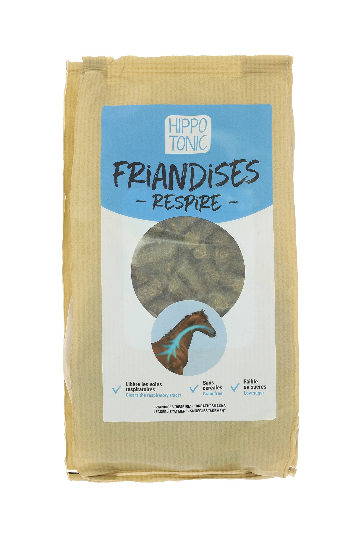 HIPPOTONIC Treats Breathe, 1 kg Horse Feed & Nutrition
