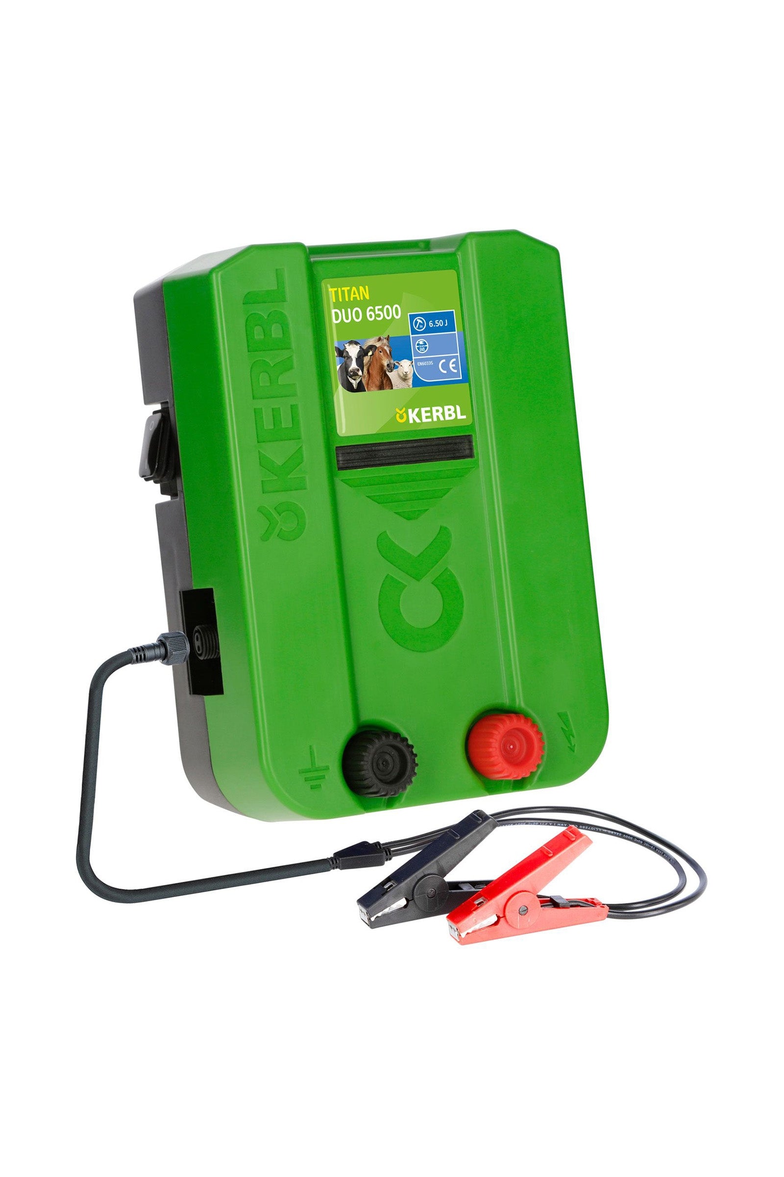 Kerbl TITAN DUO 6500 elektrisk gjerdeapparat 12V Elektrisk gjerdeutstyr