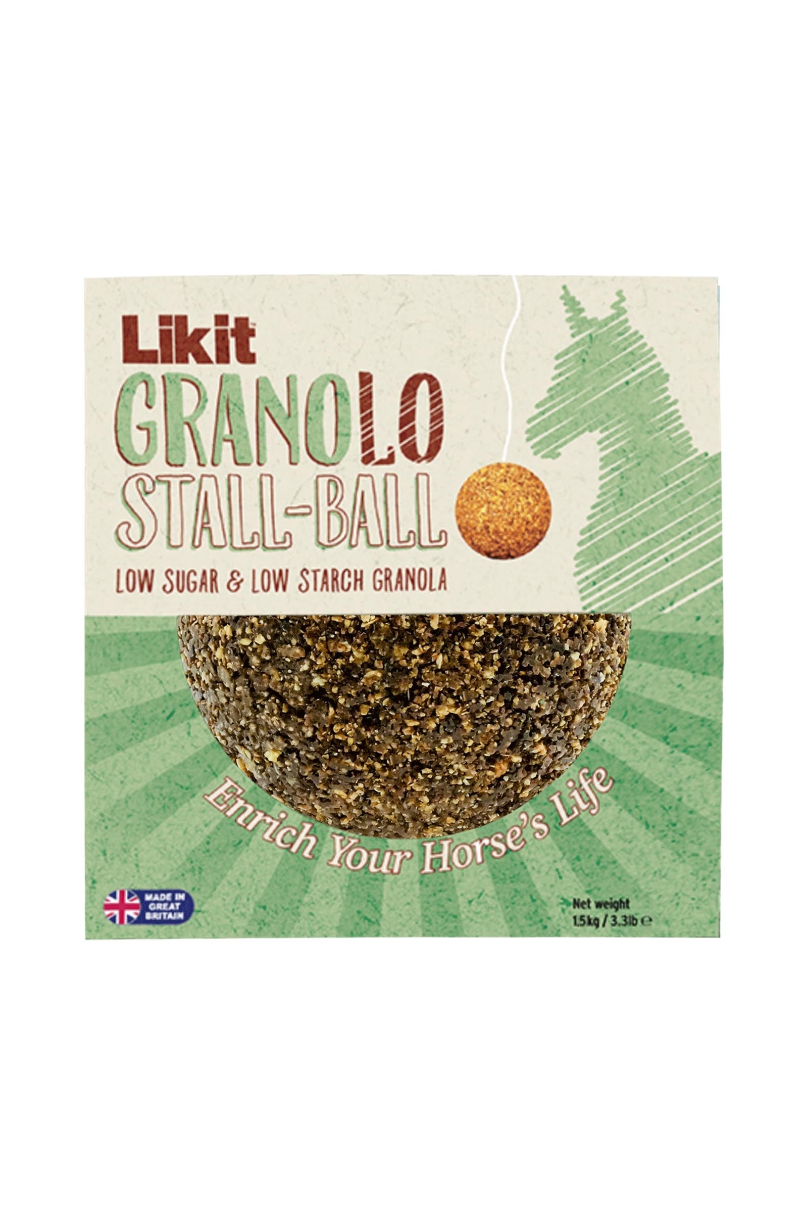 Likit Granola Ball Mindre Sukker, 1,6 kg Horse Feed & Nutrition