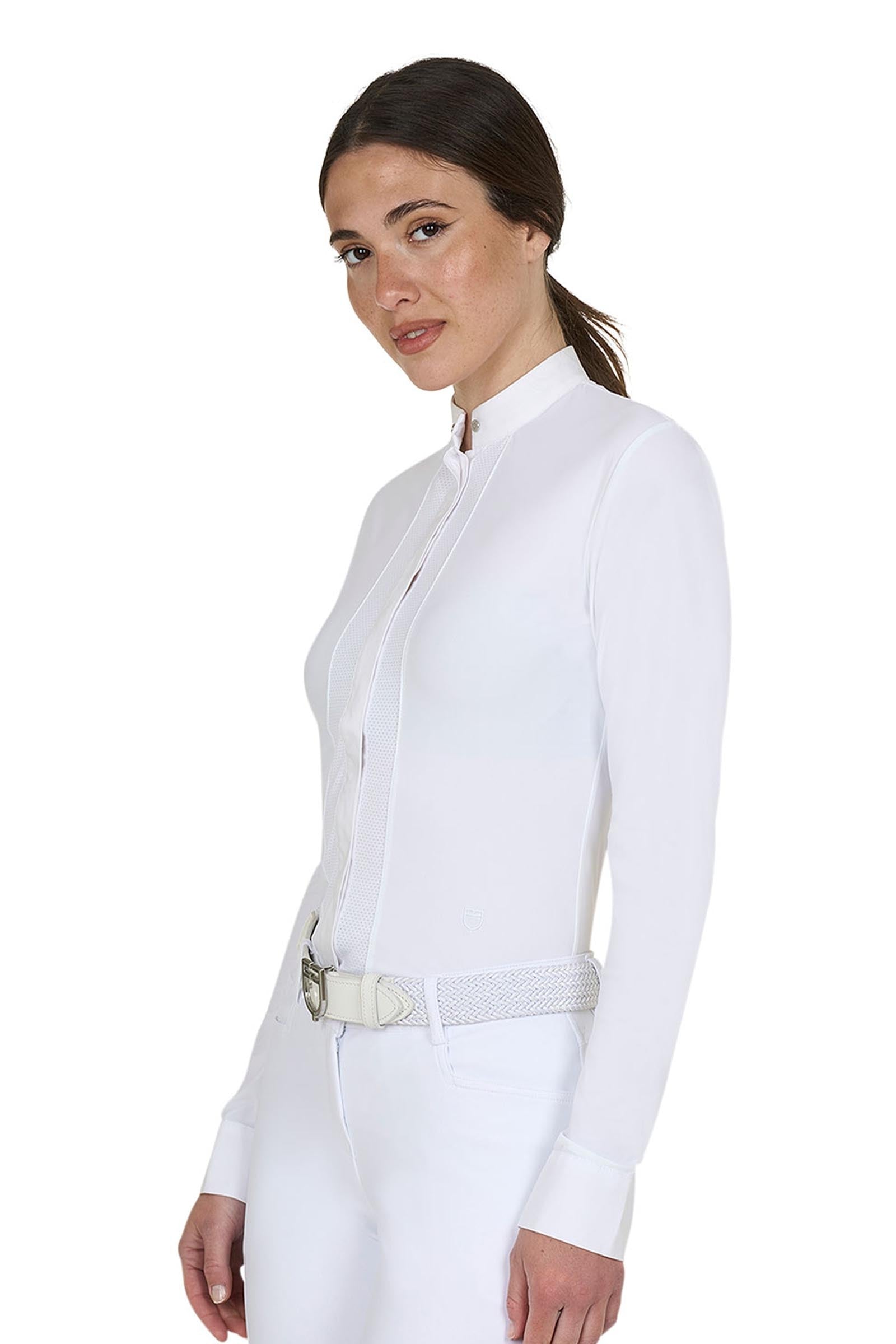 Equestro SS2026 Dame micromesh stevnepolo Rideklær til dame