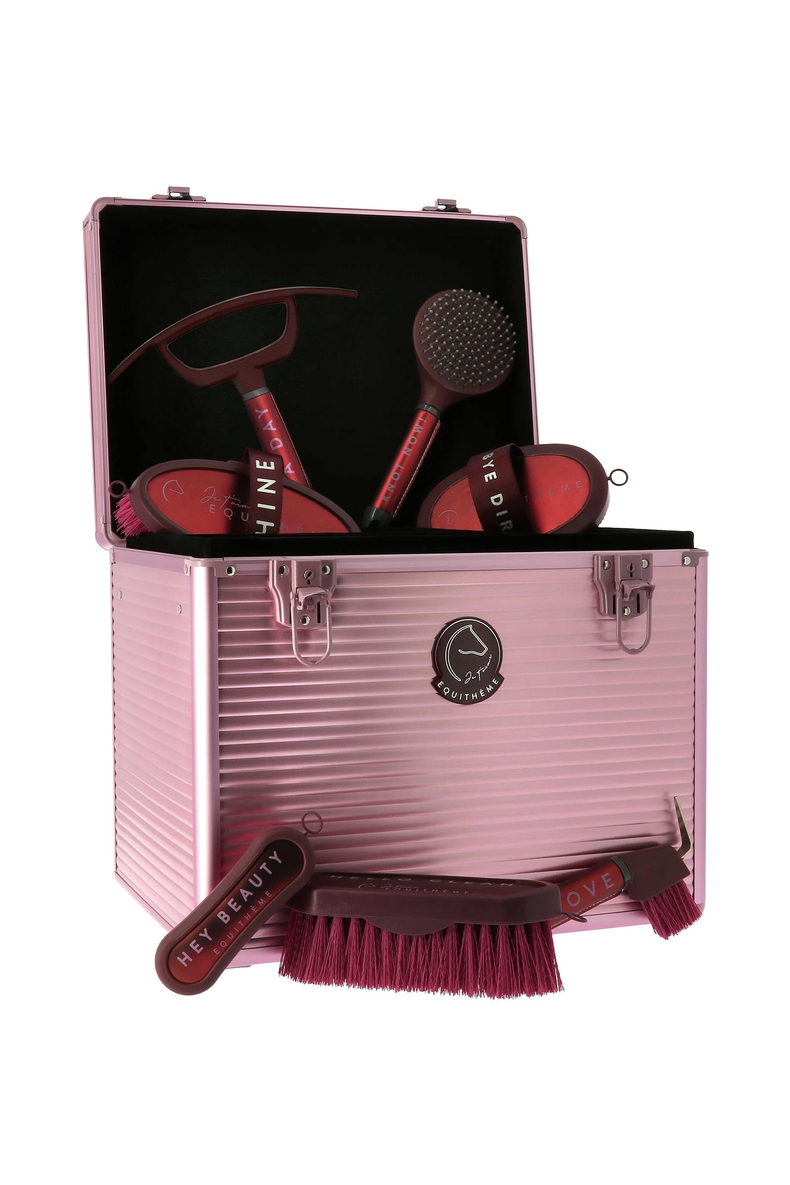 EQUITHÈME Je t'aime Grooming Box Horse Grooming Tools