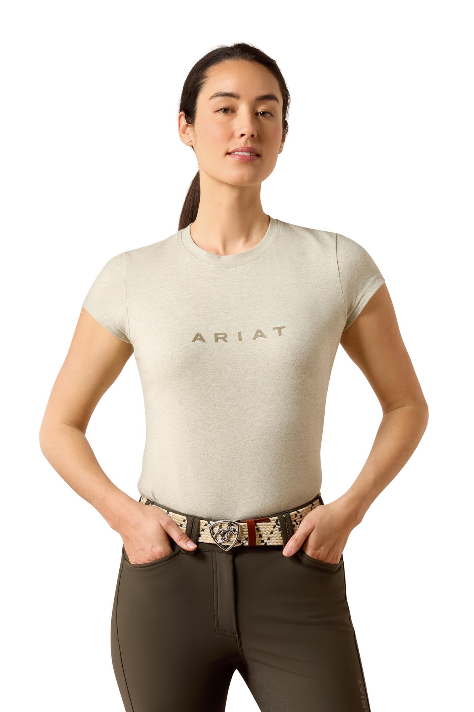 Ariat Dame The Logo T-skjorte Rideklær til dame