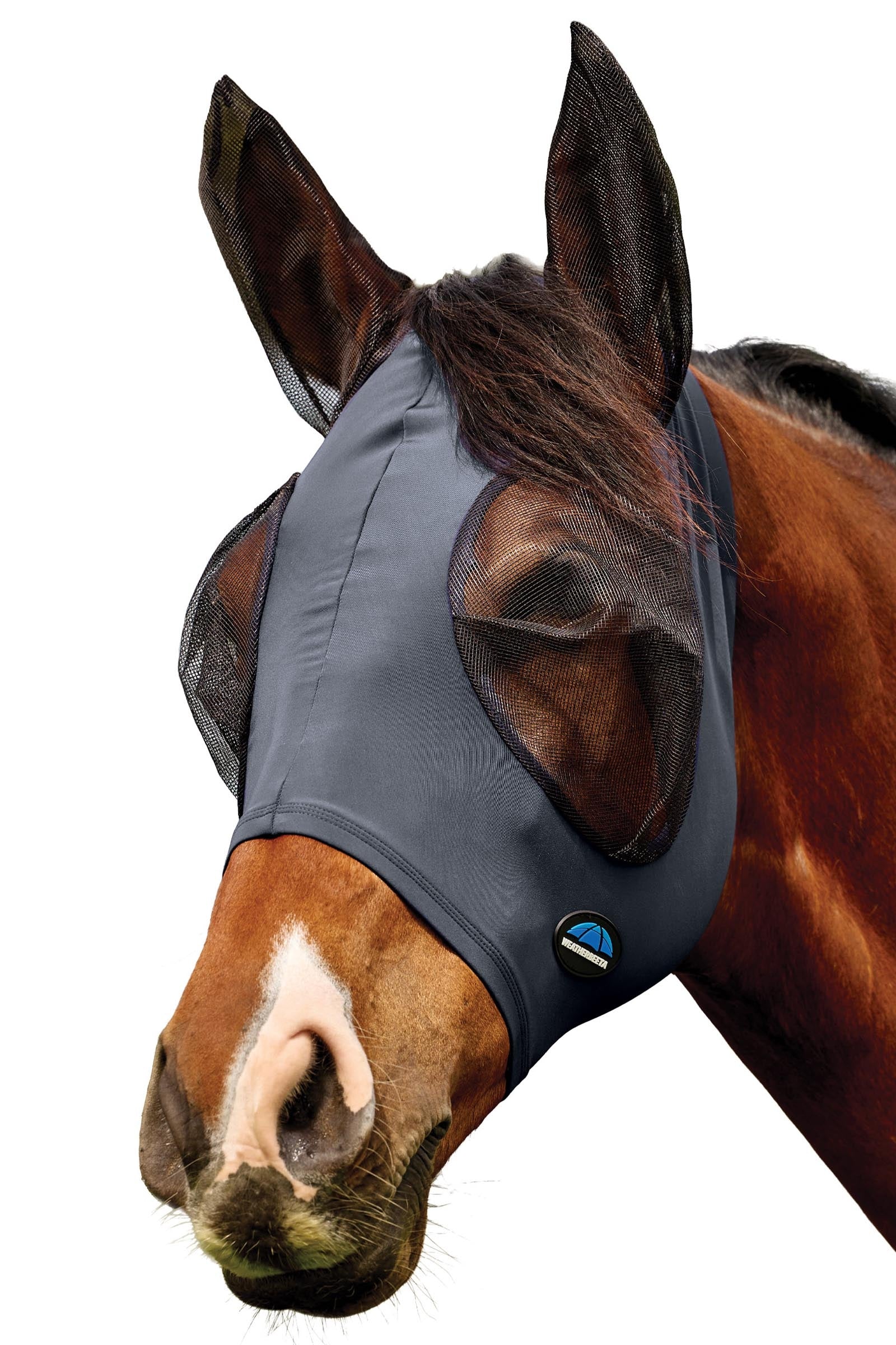 Weatherbeeta Comfitec Deluxe Stretch Fluemaske med ører Fluebeskyttelse til hest