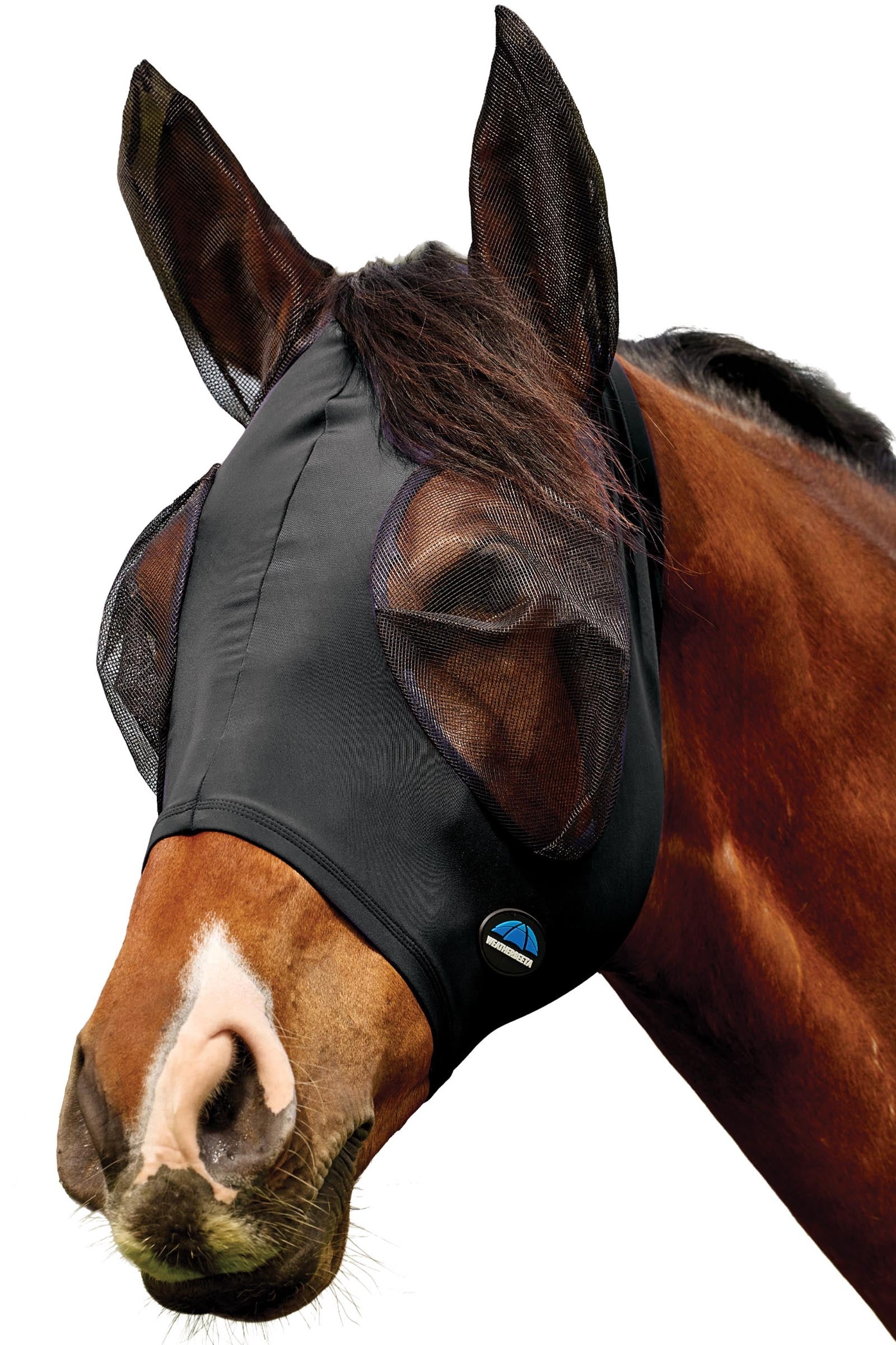 Weatherbeeta Comfitec Deluxe Stretch Fluemaske med ører Fluebeskyttelse til hest
