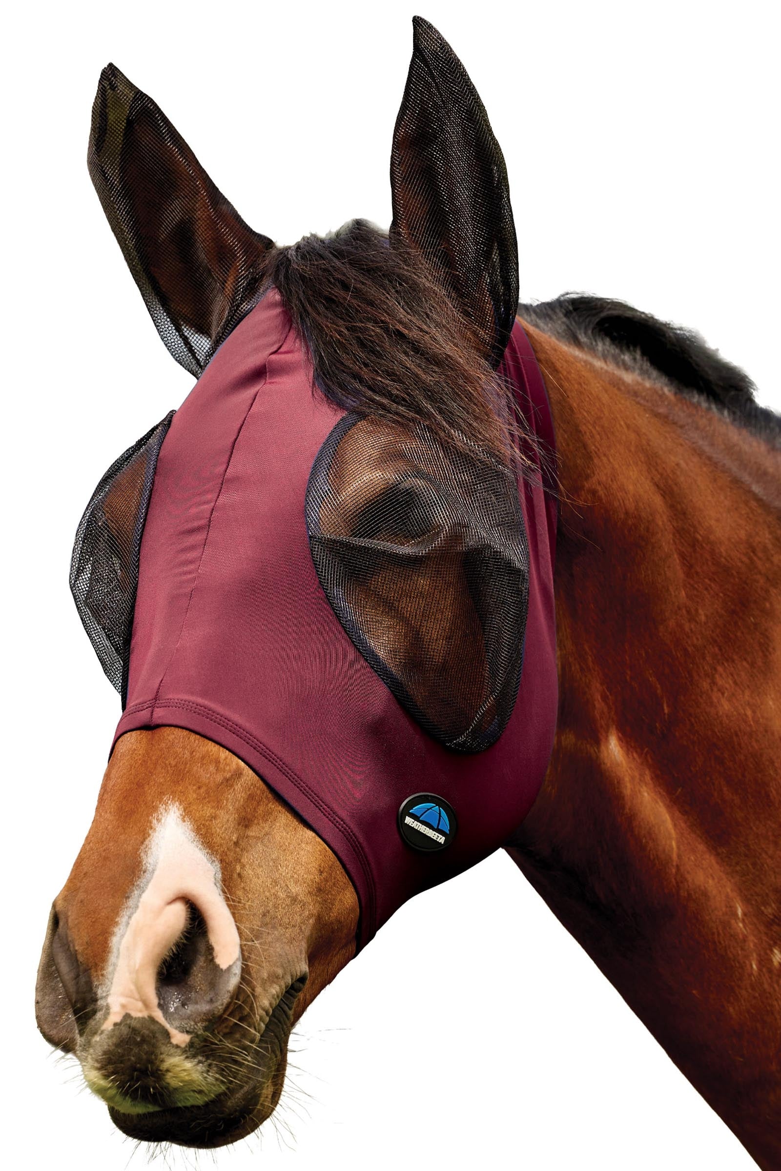 Weatherbeeta Comfitec Deluxe Stretch Fluemaske med ører Fluebeskyttelse til hest