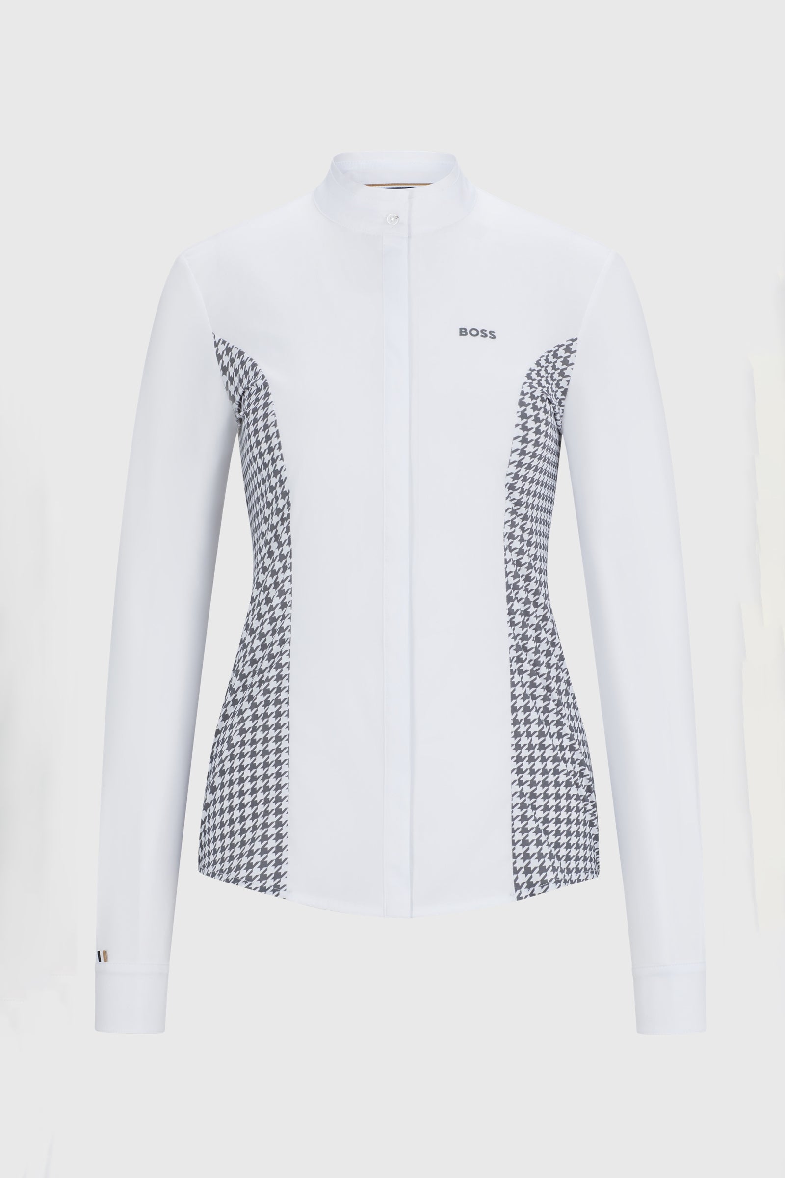 BOSS Equestrian Boss Emma showbluse Houndstooth Rideklær til dame
