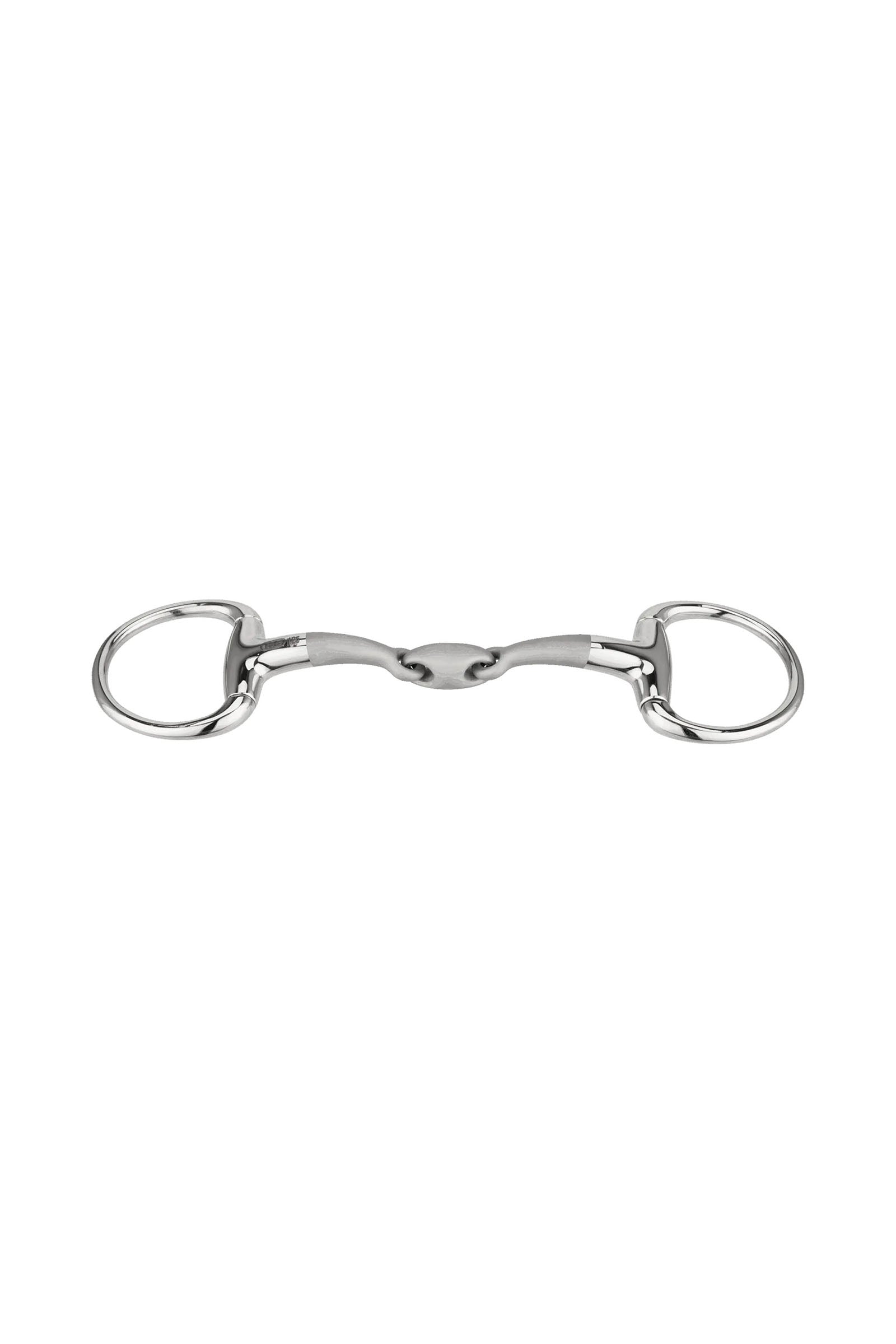 Sprenger Satinox eggbutt bitt, dobbelt leddet, 14 mm, rustfritt stål Bitt
