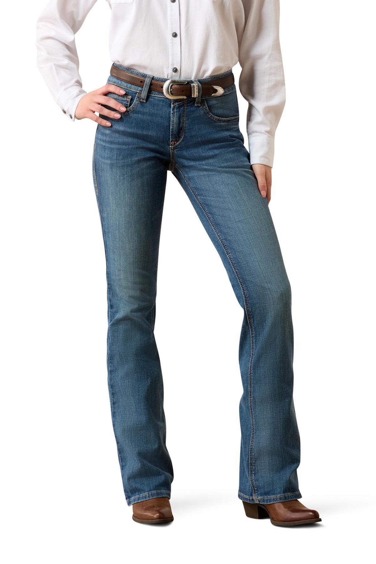 Ariat Dame Maggie Boot Cut-jeans med Perfect Rise Womens Breeches