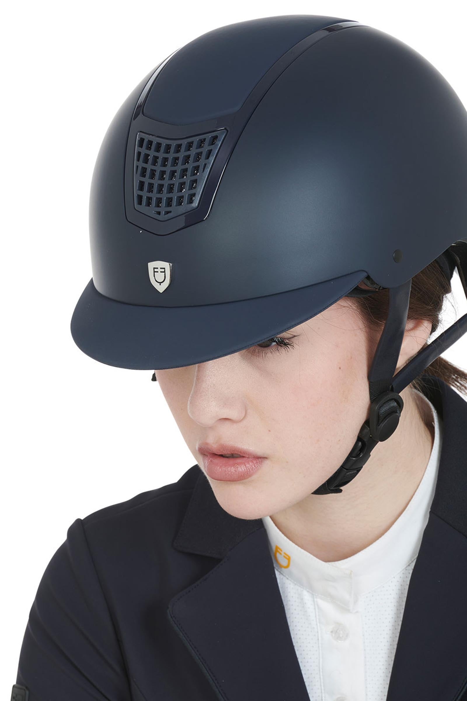 Equestro Ultra Light Helmet With Polished Frame Homologation En 1384-2023 Safety Equipment