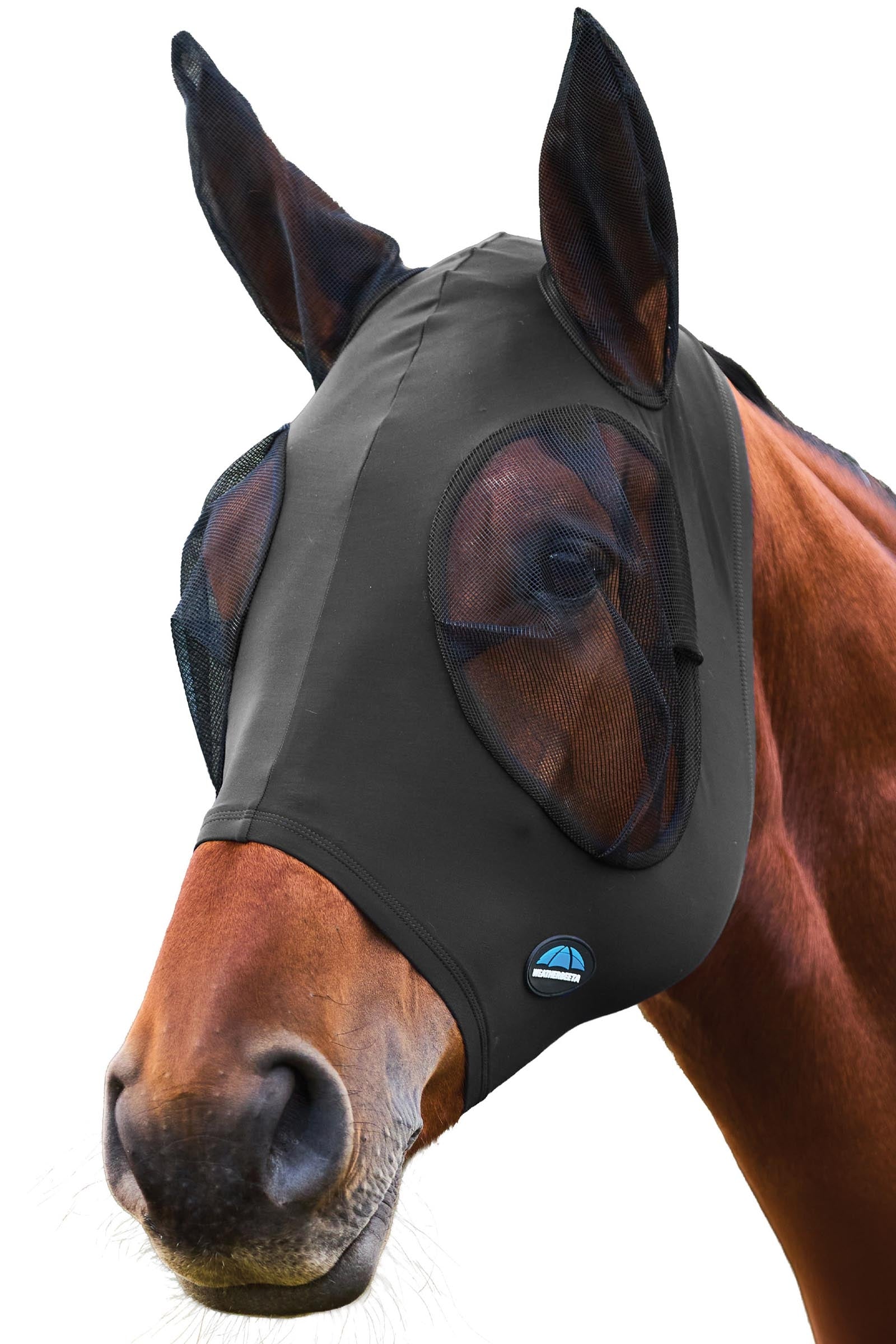 Weatherbeeta Comfitec Stretch Fluemaske med ører Fluebeskyttelse til hest