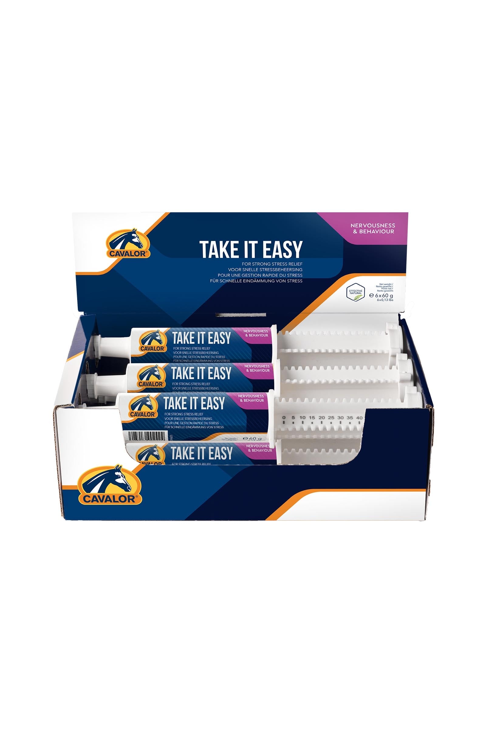 Cavalor Take It Easy, avslapning, (6 x 60 g) Horse Feed & Nutrition
