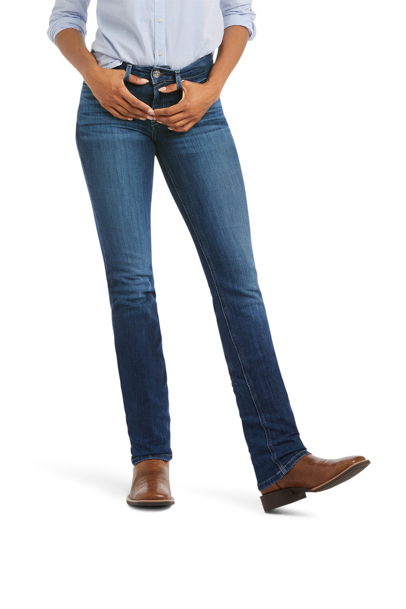 Ariat R.E.A.L. Perfect Rise Abby Straight Jeans Womens Breeches