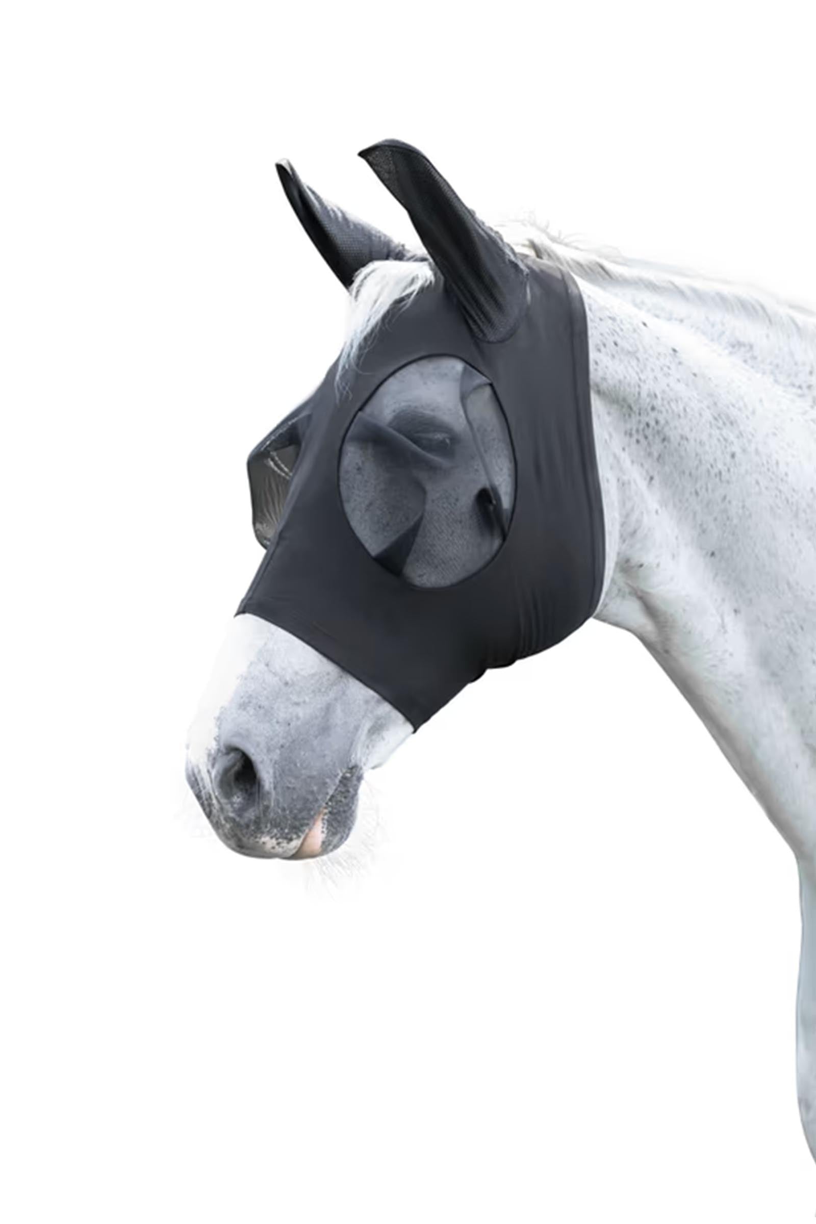 Covalliero FinoStretch Fly Bonnet Antifly Protection for Horses
