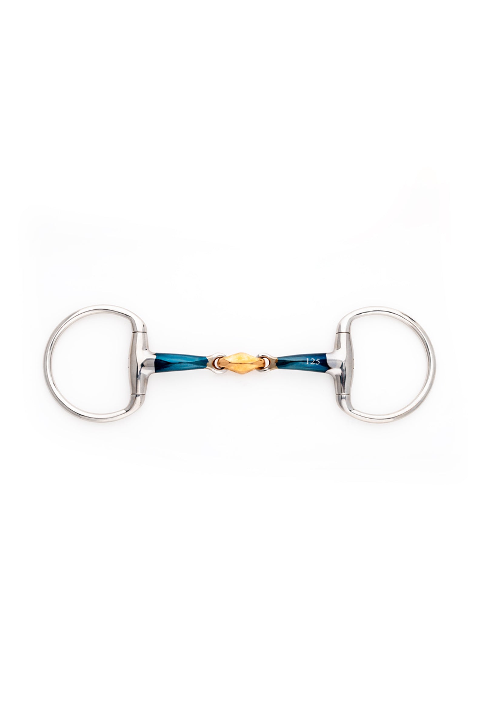 Kavalkade ergonomisk olivensnaffelbitt, dobbeltledd med Lock Up, 14 mm Bitt