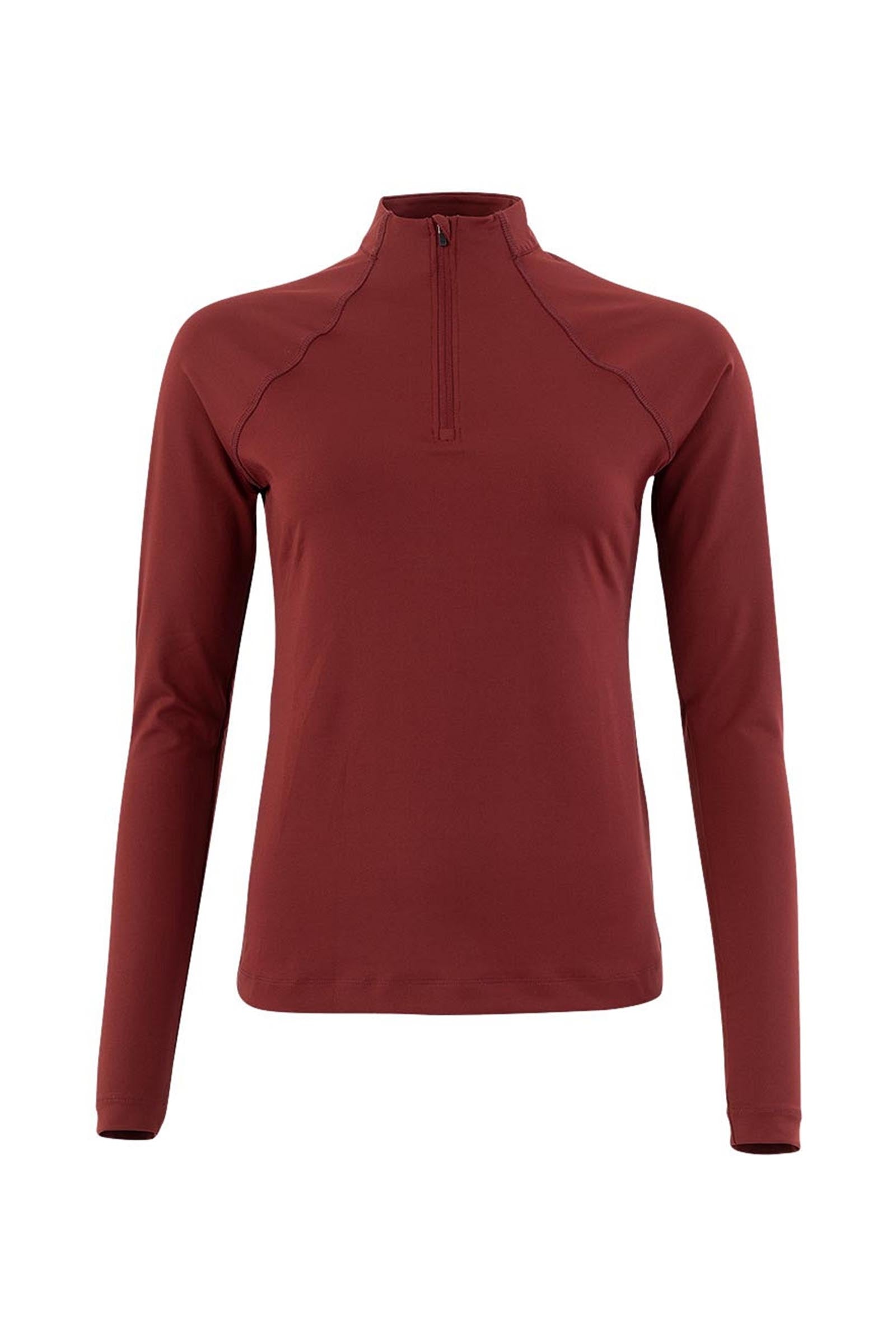 BR CLX dames langermet zip up skjorte Rideklær til dame