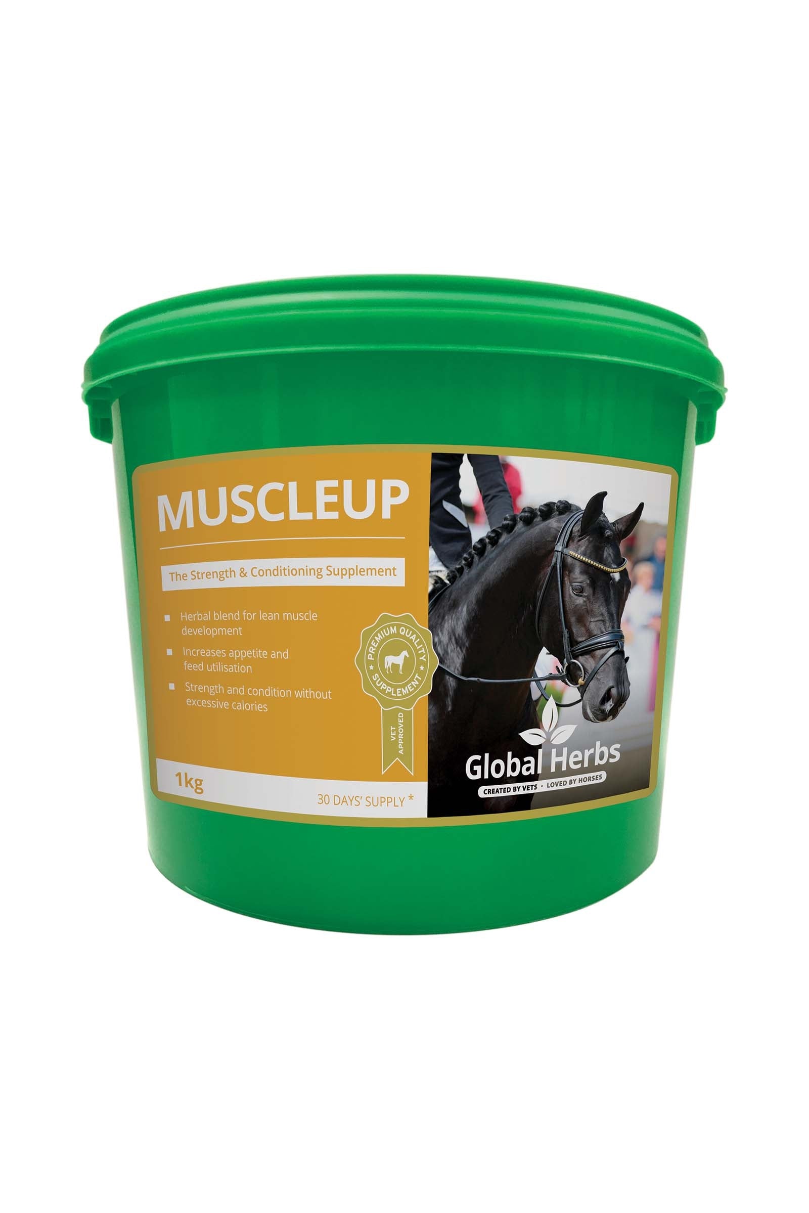 Global Herbs Muscle Up, 1 kilo Horse Feed & Nutrition