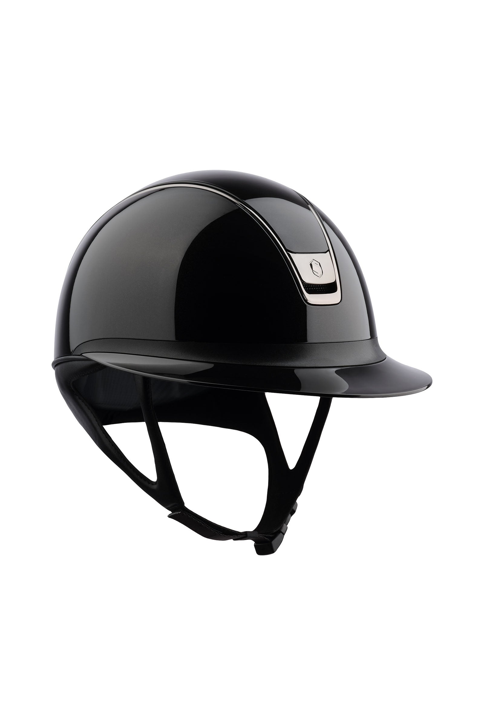 Samshield Miss Shield Glossy med Svart Chrome 2.0 Ridehjelm & sikkerhetsvest