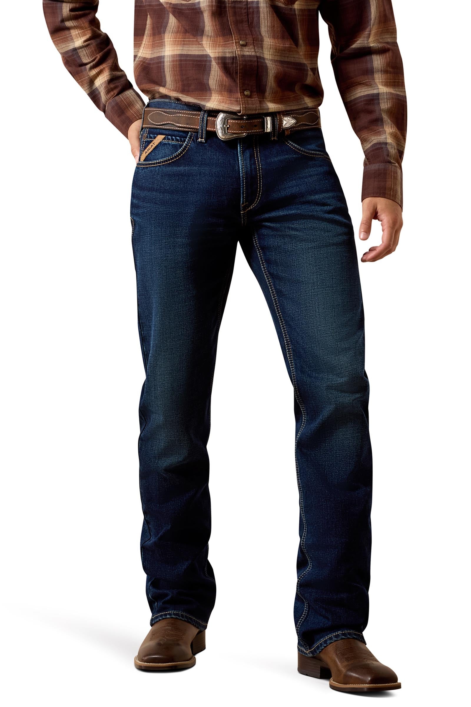 Ariat M5 Straight Acclimatize Gideon Herre jeans med rett ben Rideklær til herre