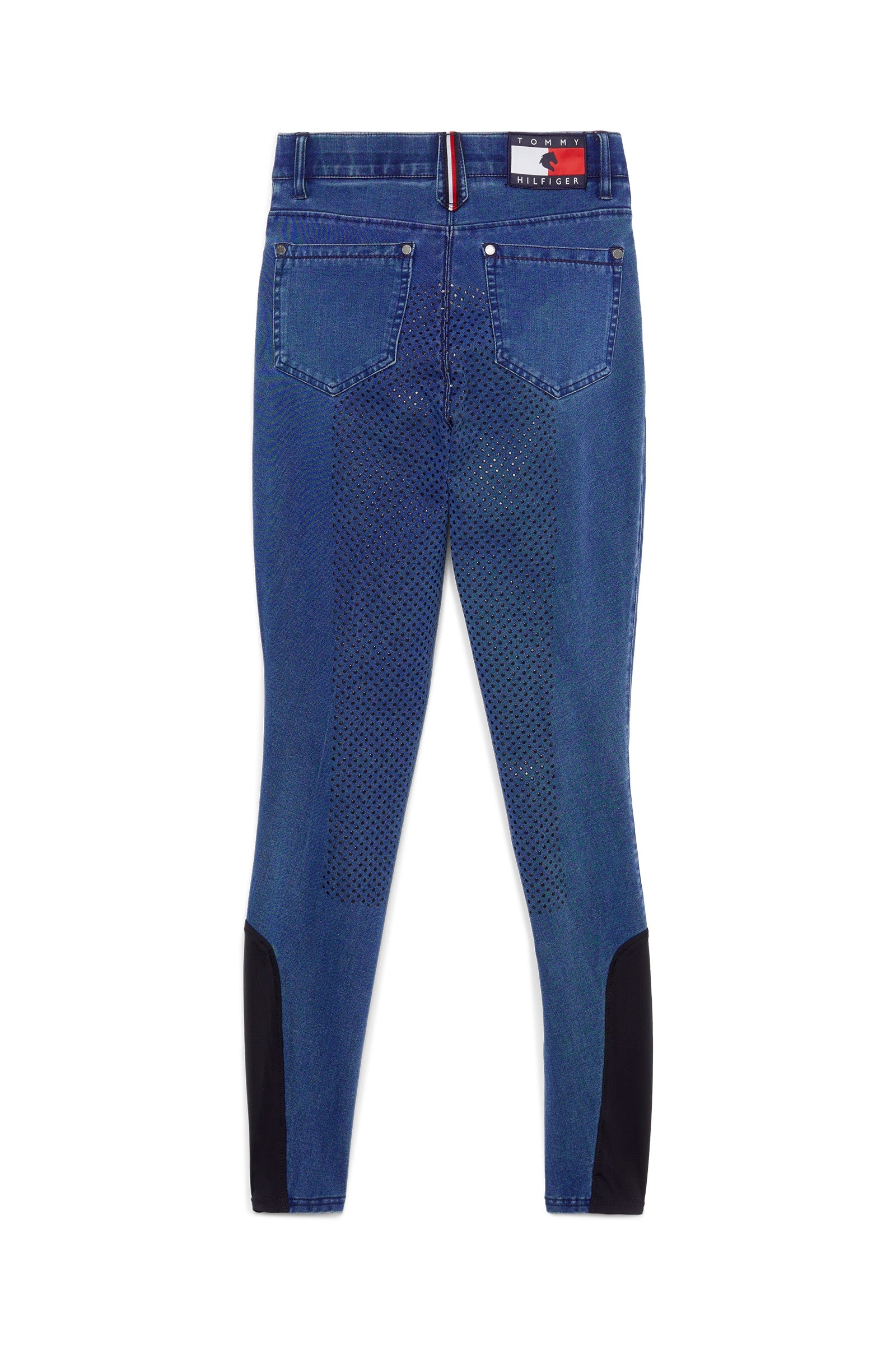 Tommy Hilfiger Equestrian Queens Denim Full Grip Ridebukse Womens Breeches
